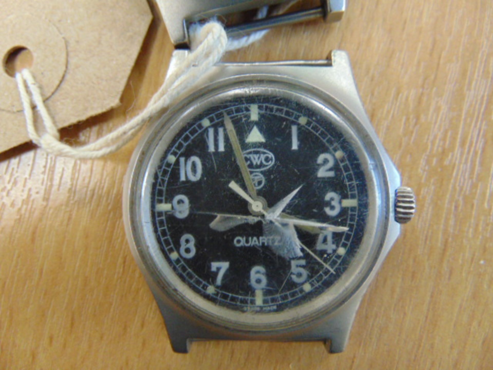 2X RARE 0552 ROYAL MARINE ISSUE CWC SERVICE WATCHES DATED 1989/1989 - Image 4 of 9