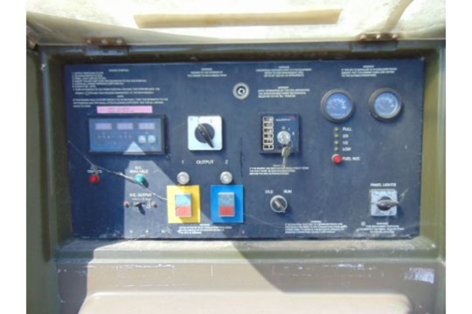 Ex UK Royal Air Force Trailer Mounted 25 KVA Generator - Image 9 of 13