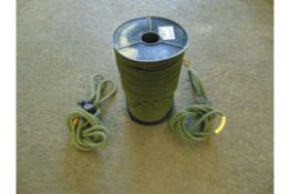 8mm BUNGEE CORD REEL WITH 2 x BUNGEE TIE DOWN CORDS.