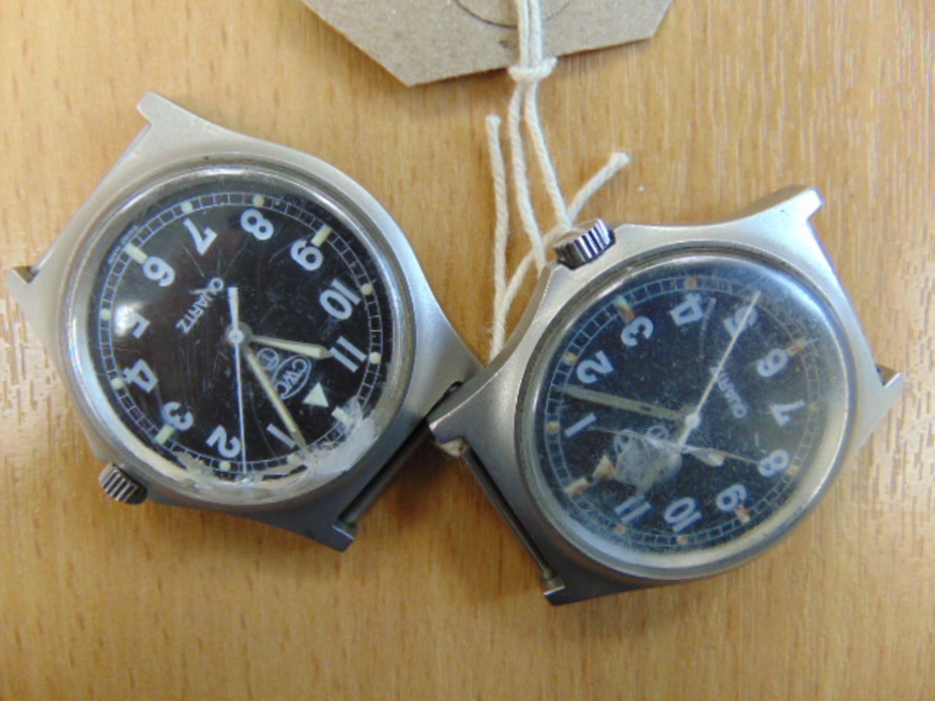2X W10 CWC SERVICE WATCHES -DAMAGED GLASS DATED 1991 / 1997 - Image 2 of 8