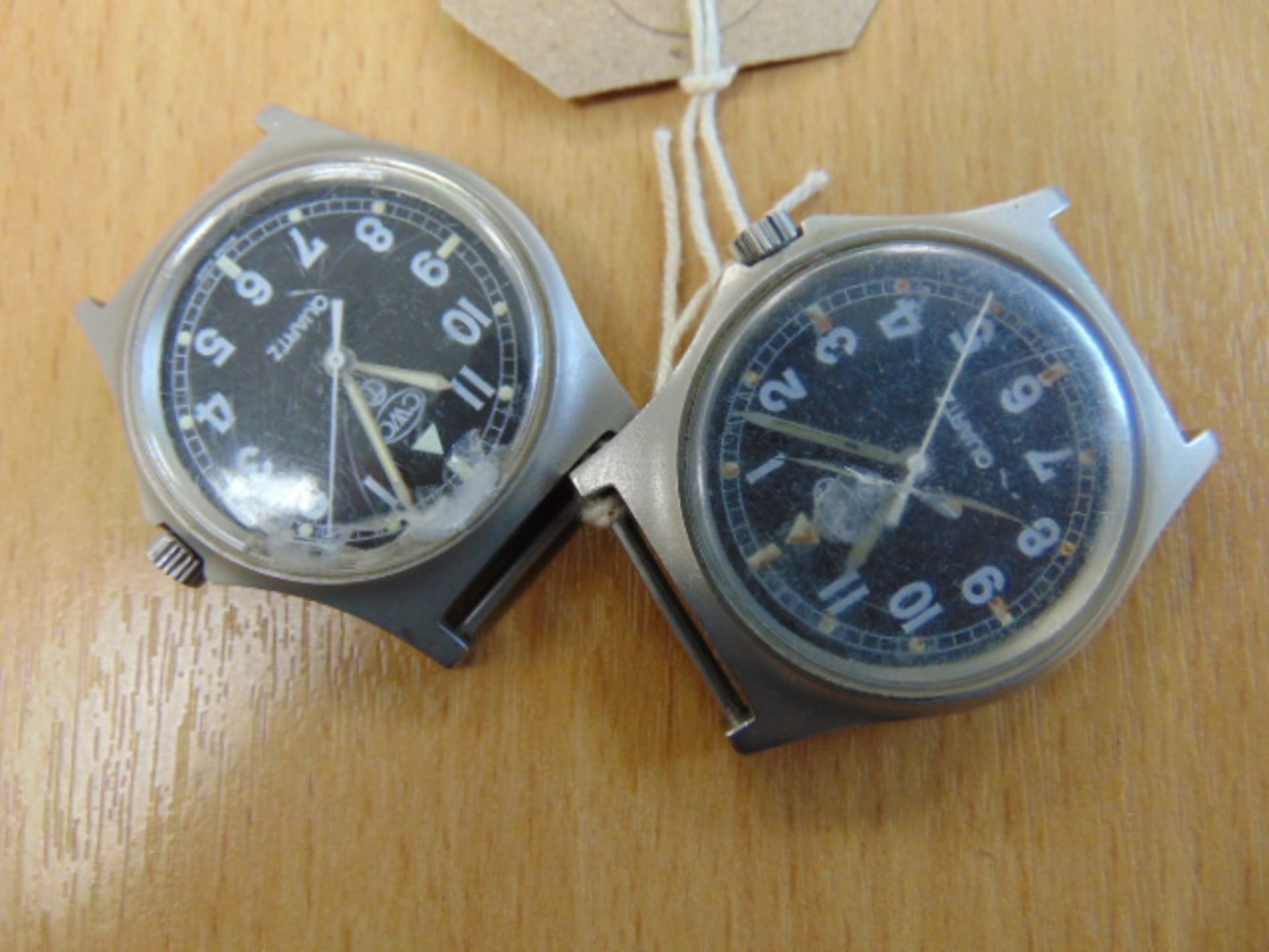 2X W10 CWC SERVICE WATCHES -DAMAGED GLASS DATED 1991 / 1997