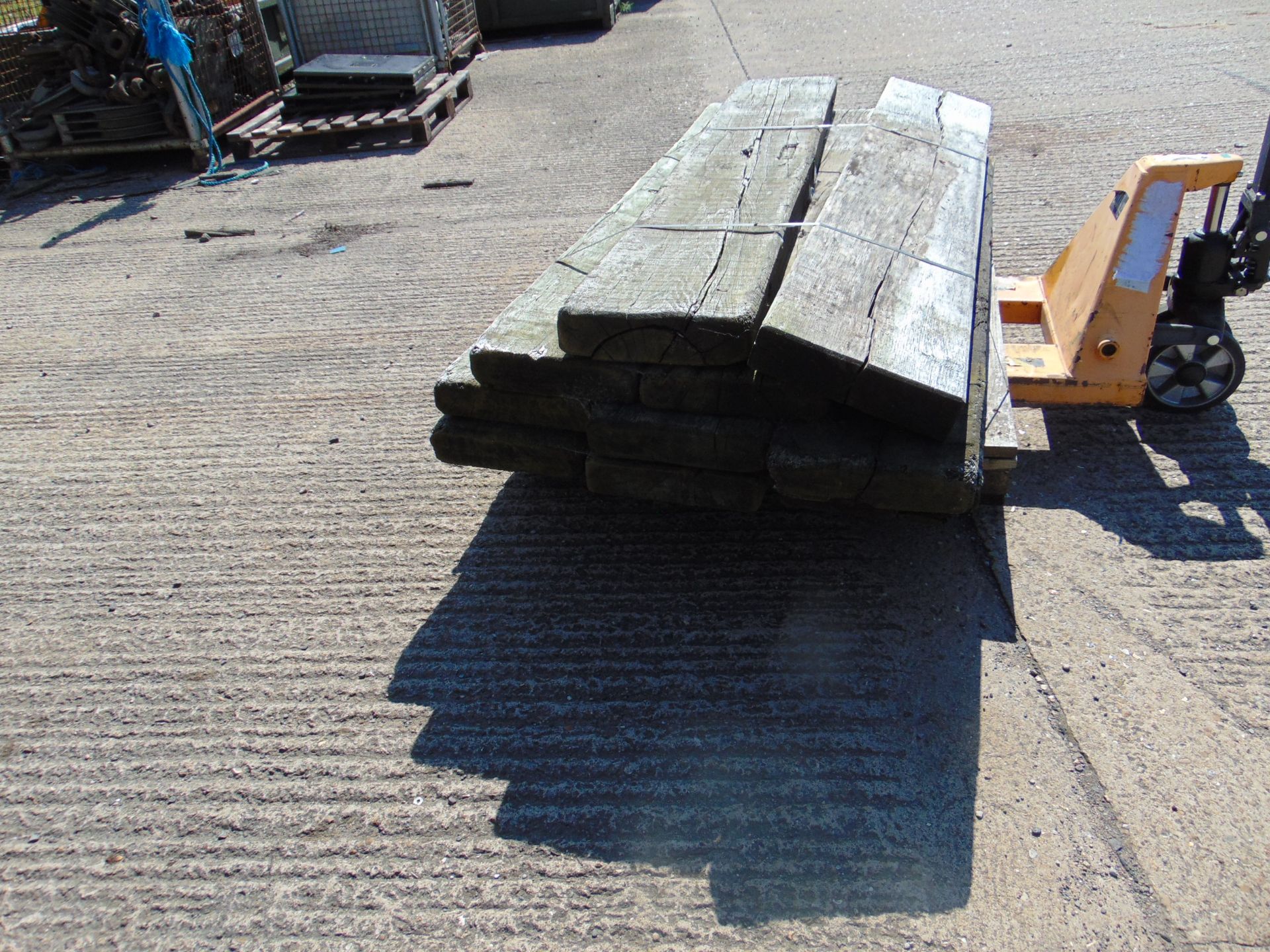 Pallet of 6ft Long Gun Planks - Image 2 of 3