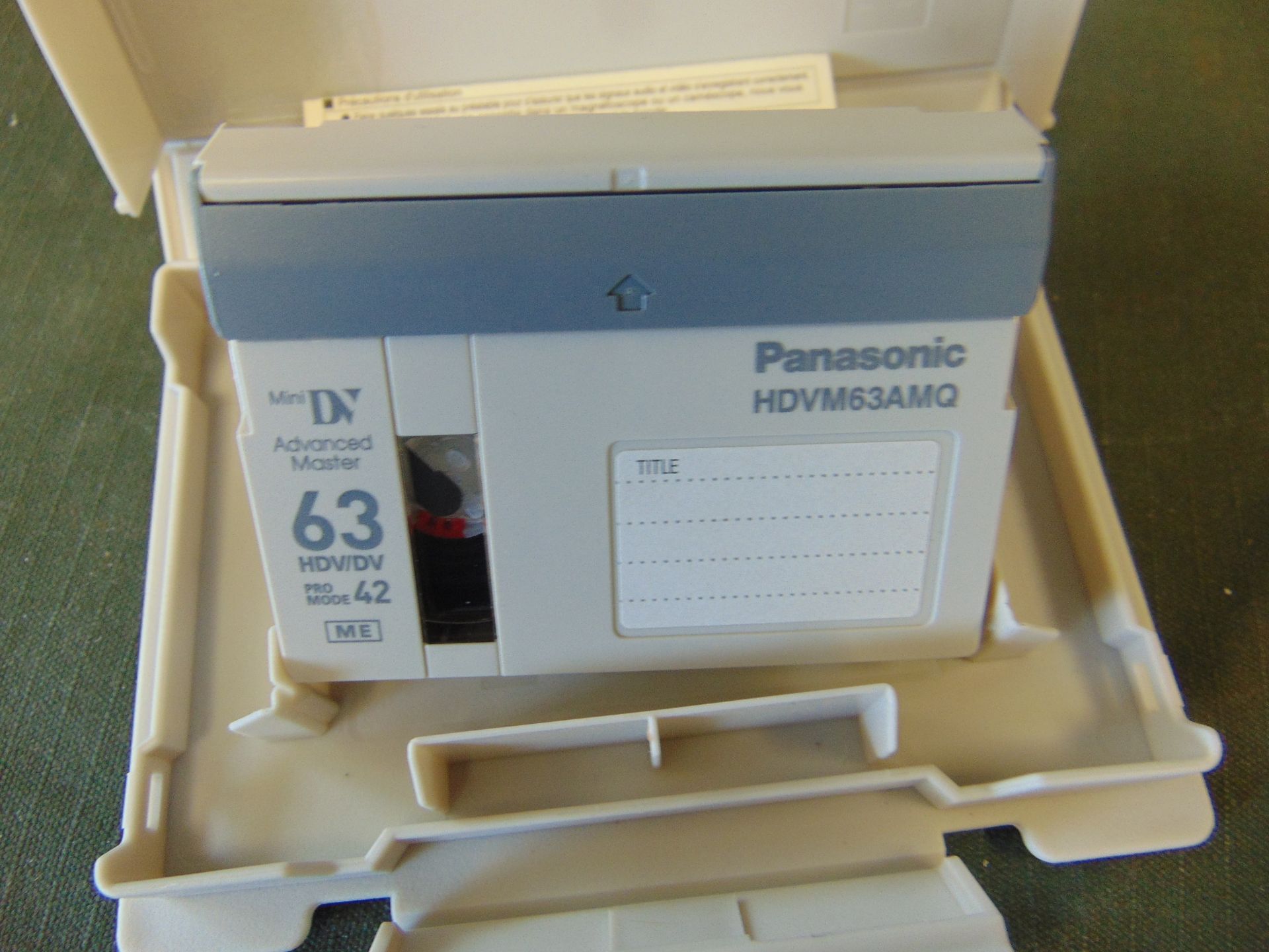 10 x Panasonic HDV/DV tapes AY-HDVM63AMQ - Image 3 of 5