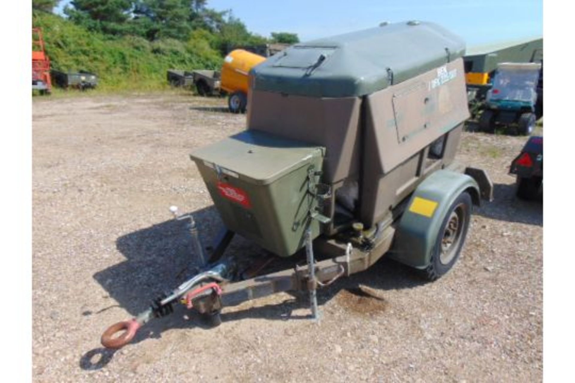 Ex UK Royal Air Force Trailer Mounted 25 KVA Generator - Image 2 of 13