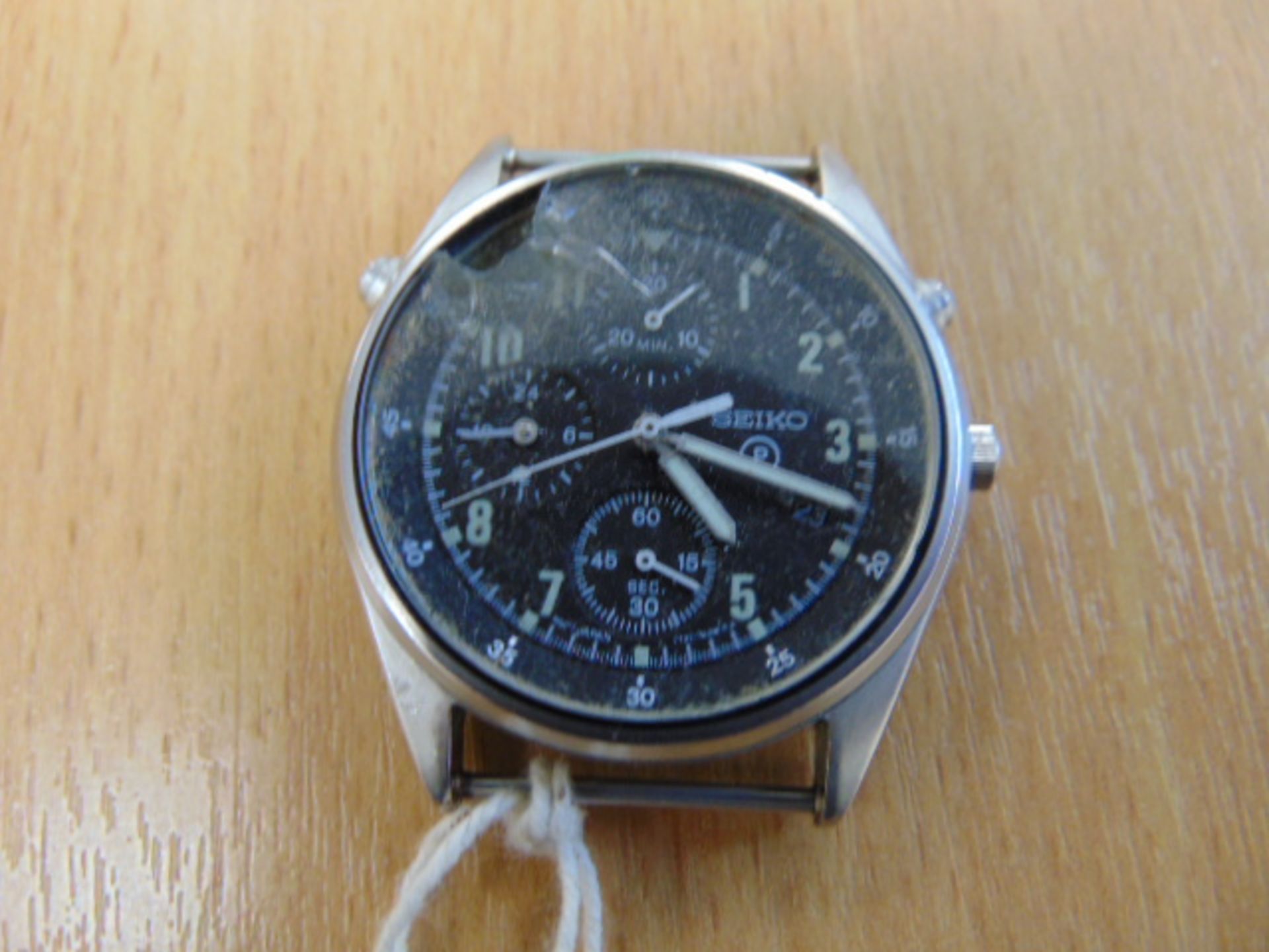 SEIKO GEN 2 RAF ISSUE PILOTS CHRONO DATED 1995 - Image 2 of 4