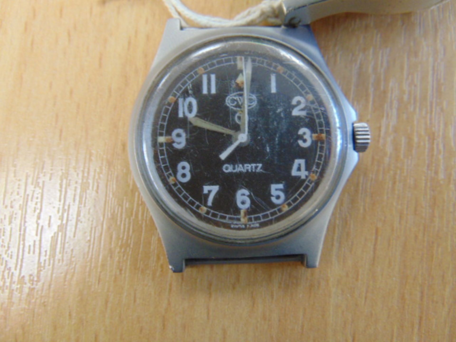 2X RARE 0552 ROYAL MARINE ISSUE CWC SERVICE WATCHES DATED 1989/1989 - Image 5 of 9