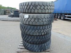 5 x Unused Goodyear G388 12.00 R20 Tyres complete with 8 stud rims