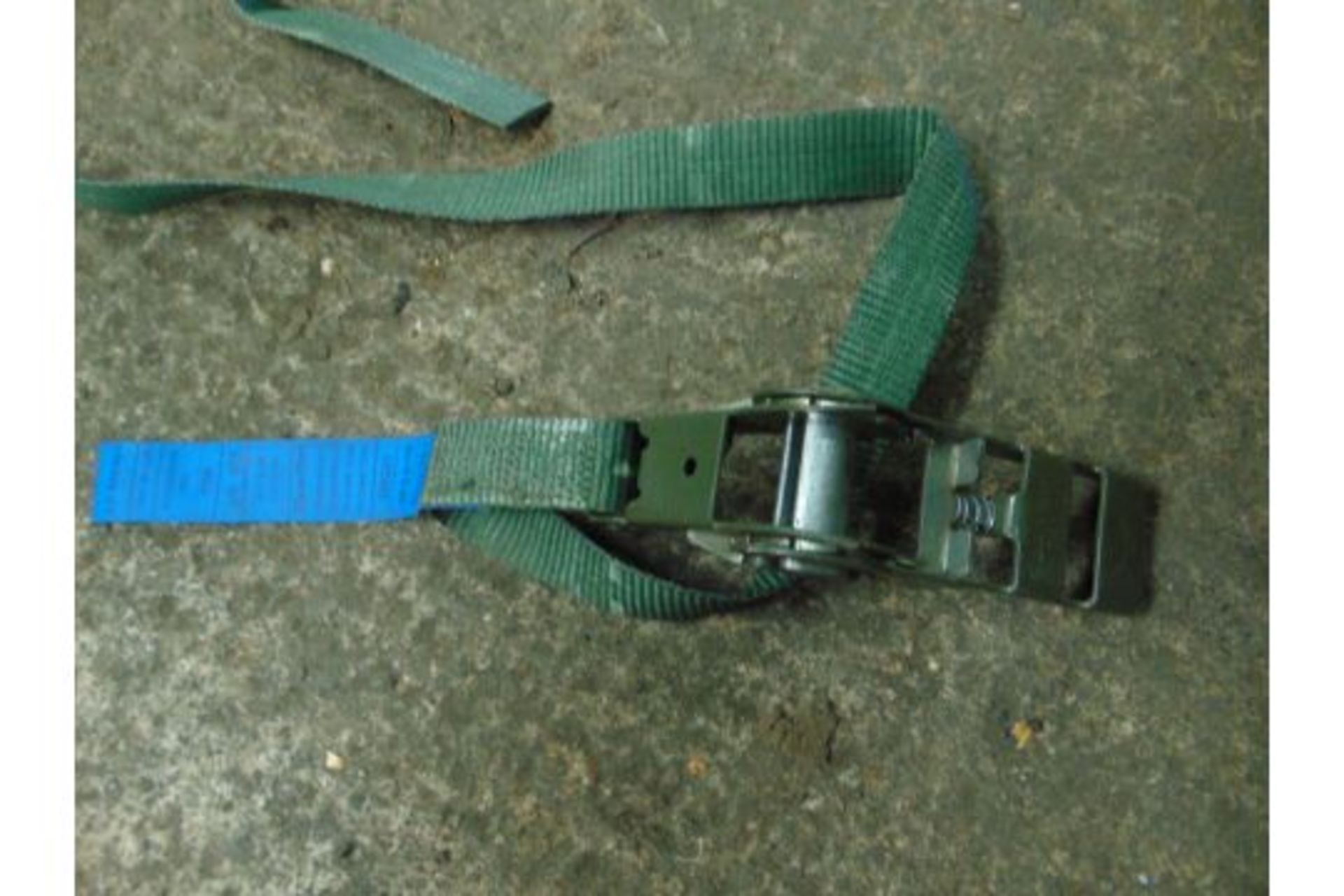 16 x GREEN RATCHET STRAPS WITH CANVAS BAG - Bild 2 aus 5