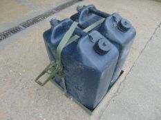 Twin Jerry Can Holder with Ratchet Strap