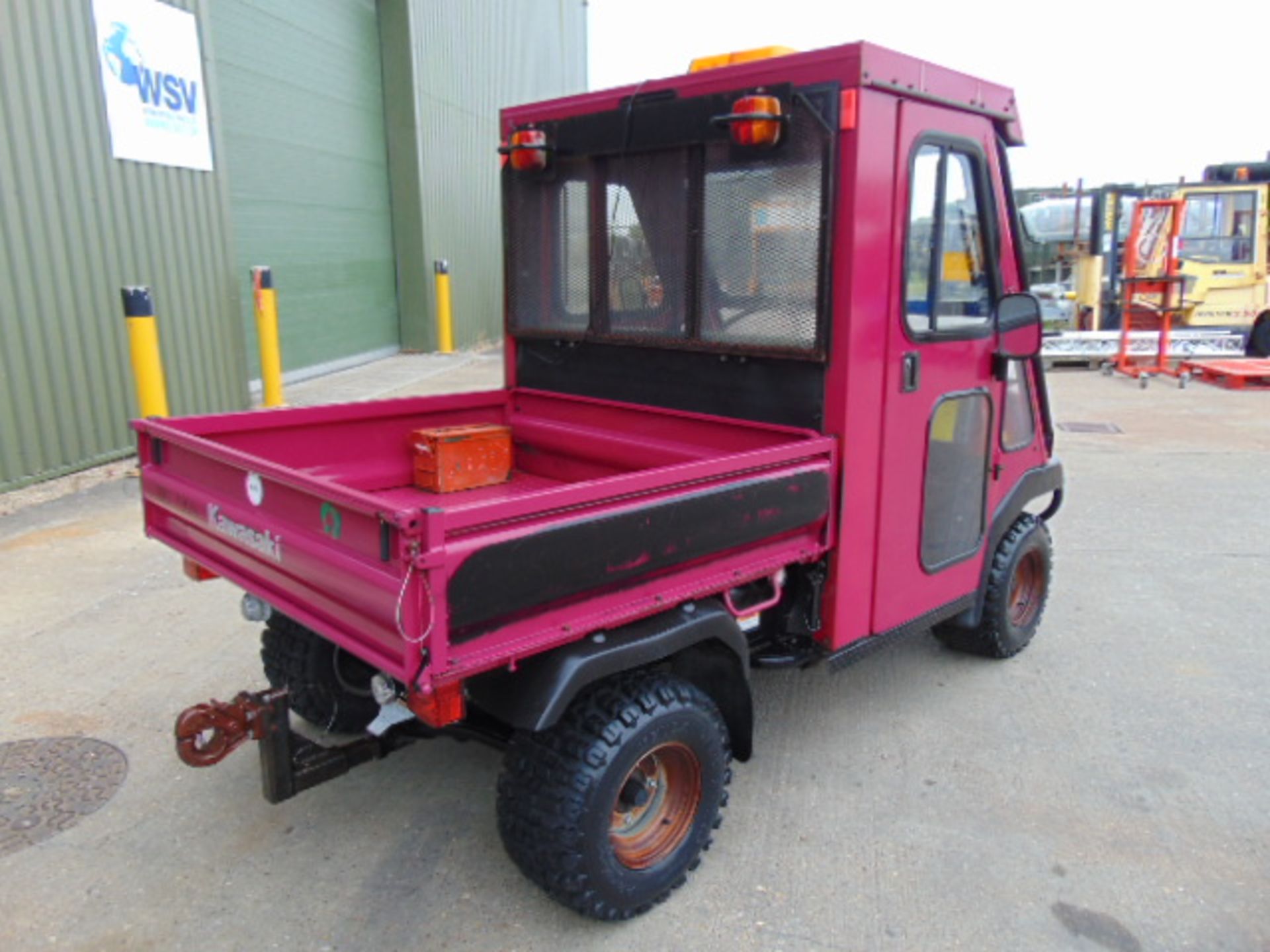 Kawasaki KAF620G Mule 4x4 as shown with rear tipping body ONLY 808 HOURS! - Image 6 of 21