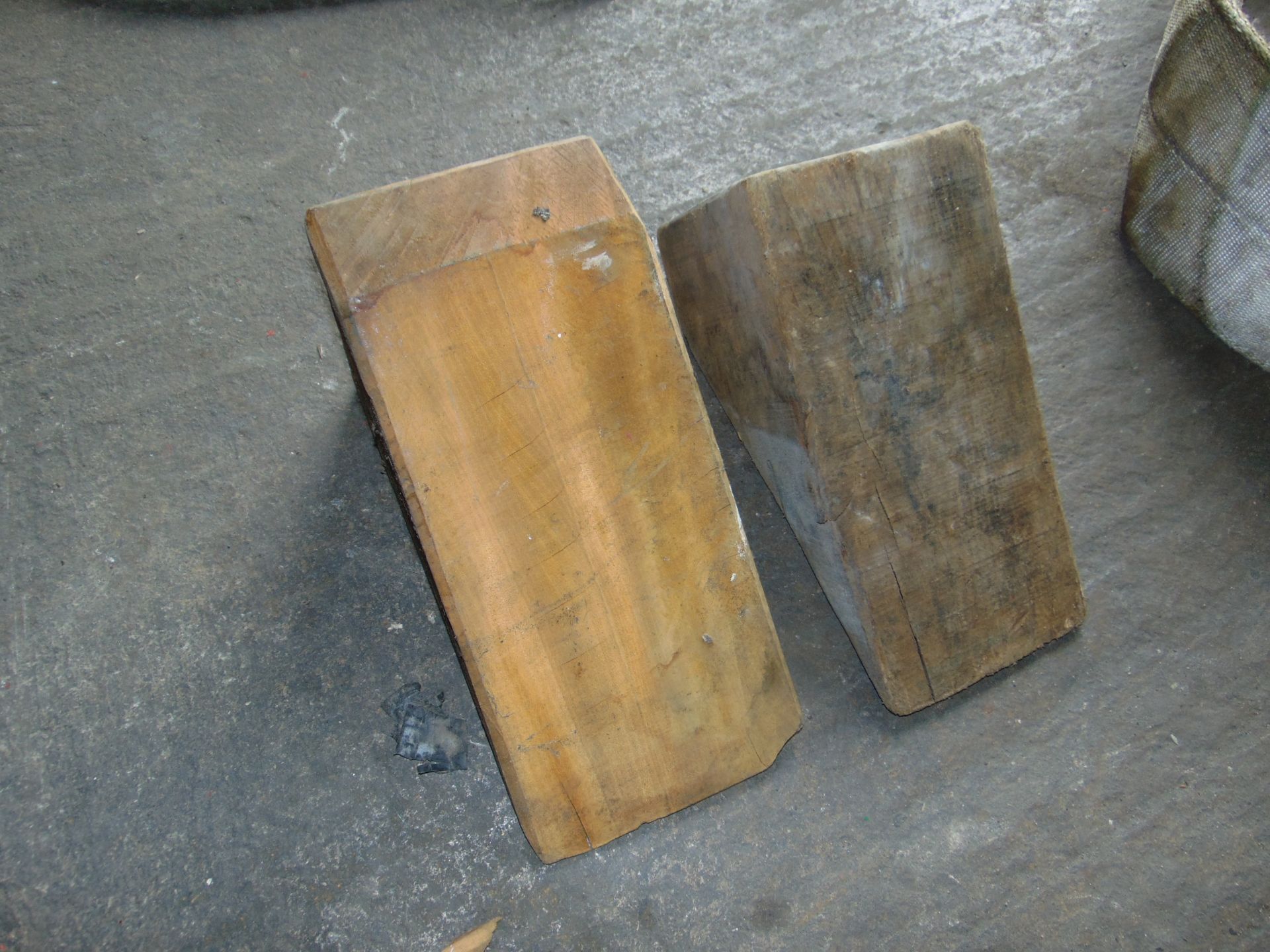 Pair of Wooden Wheel Chocks