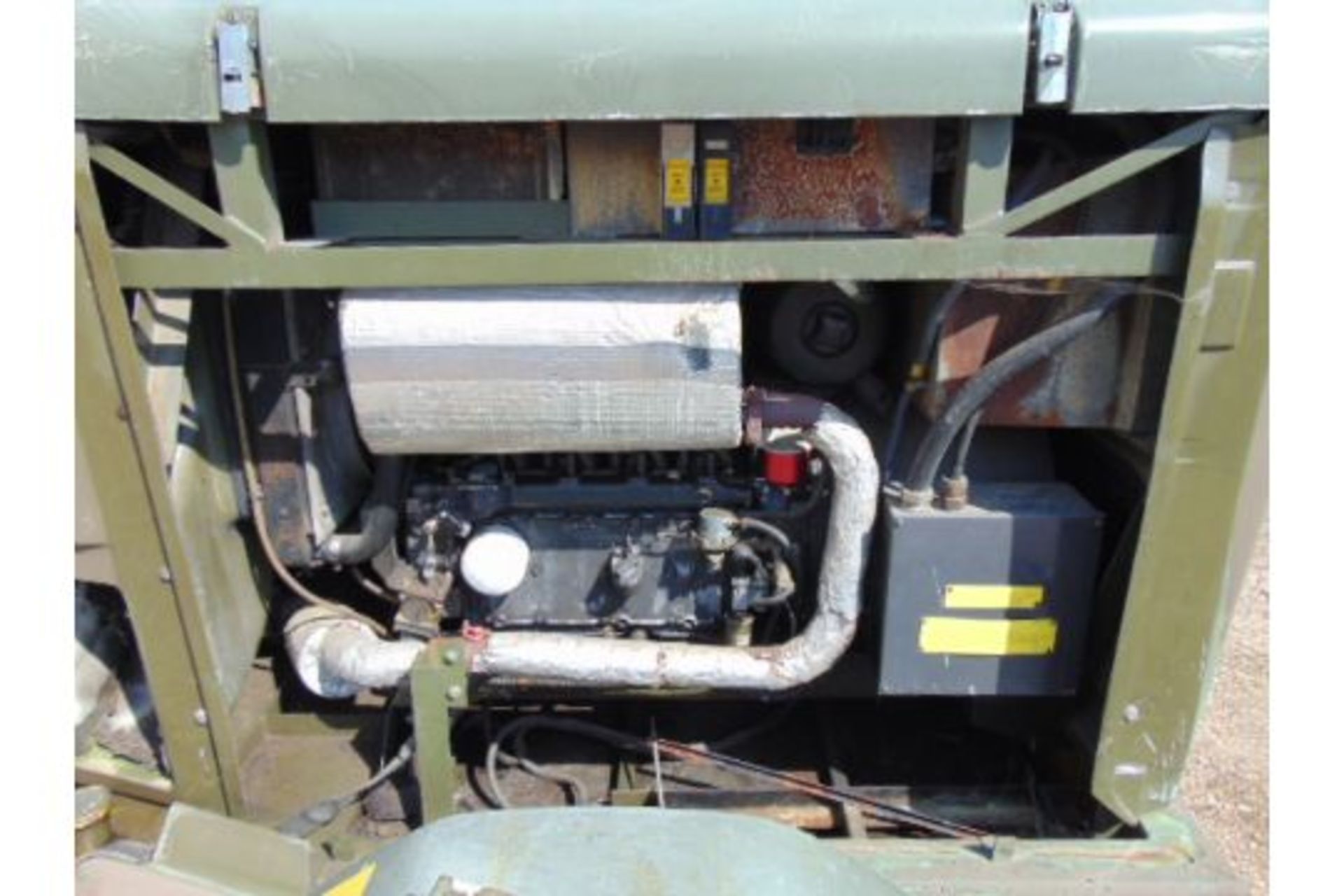 Ex UK Royal Air Force Trailer Mounted 25 KVA Generator - Image 10 of 13