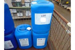 3 x Unissued 25L Drums of ZOK 27 Corrosion Inhibitor for Gas Turbines