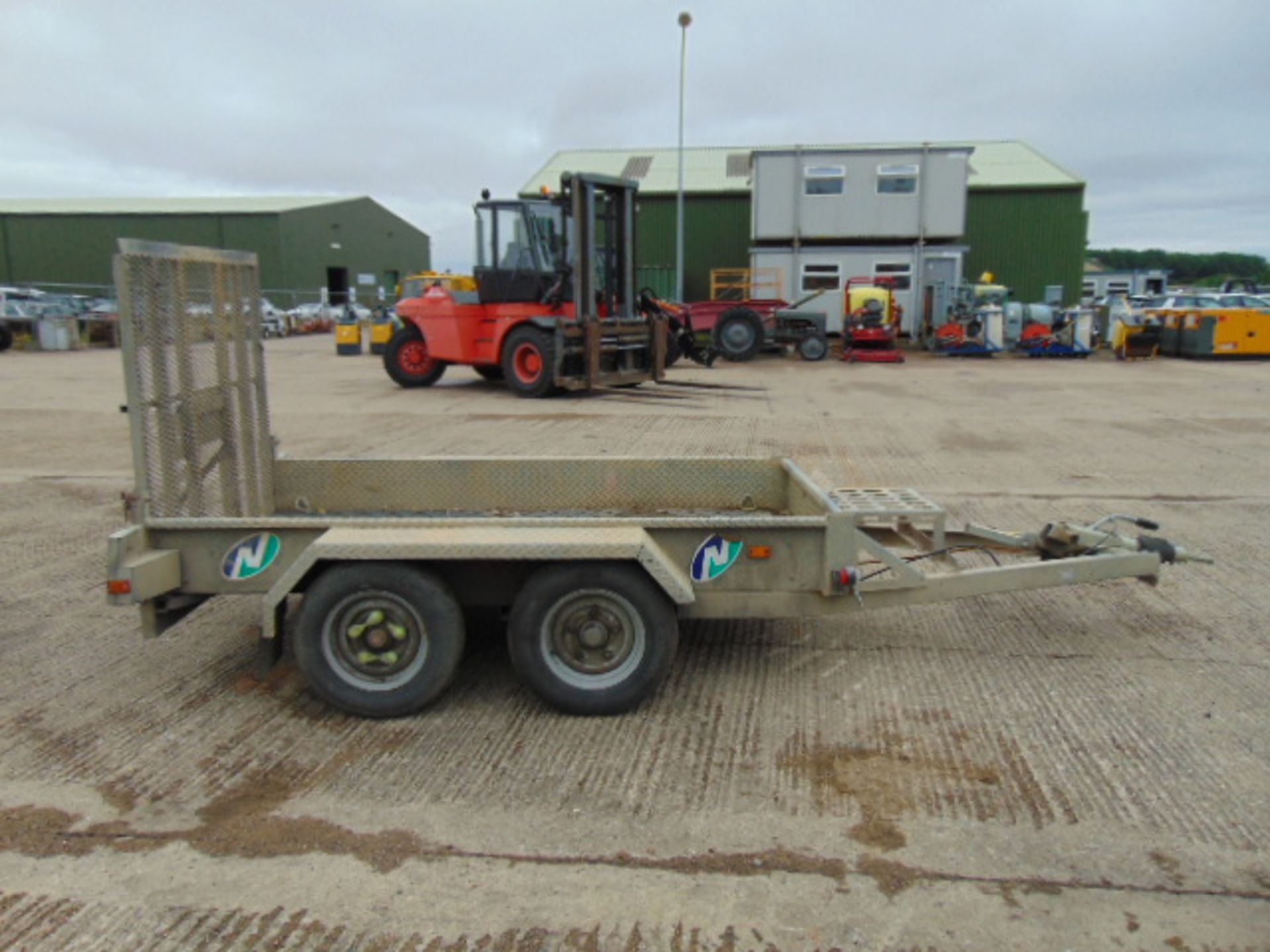 Indespension 2.7 Tonne Twin Axle Plant Trailer c/w Ramps - Image 5 of 12