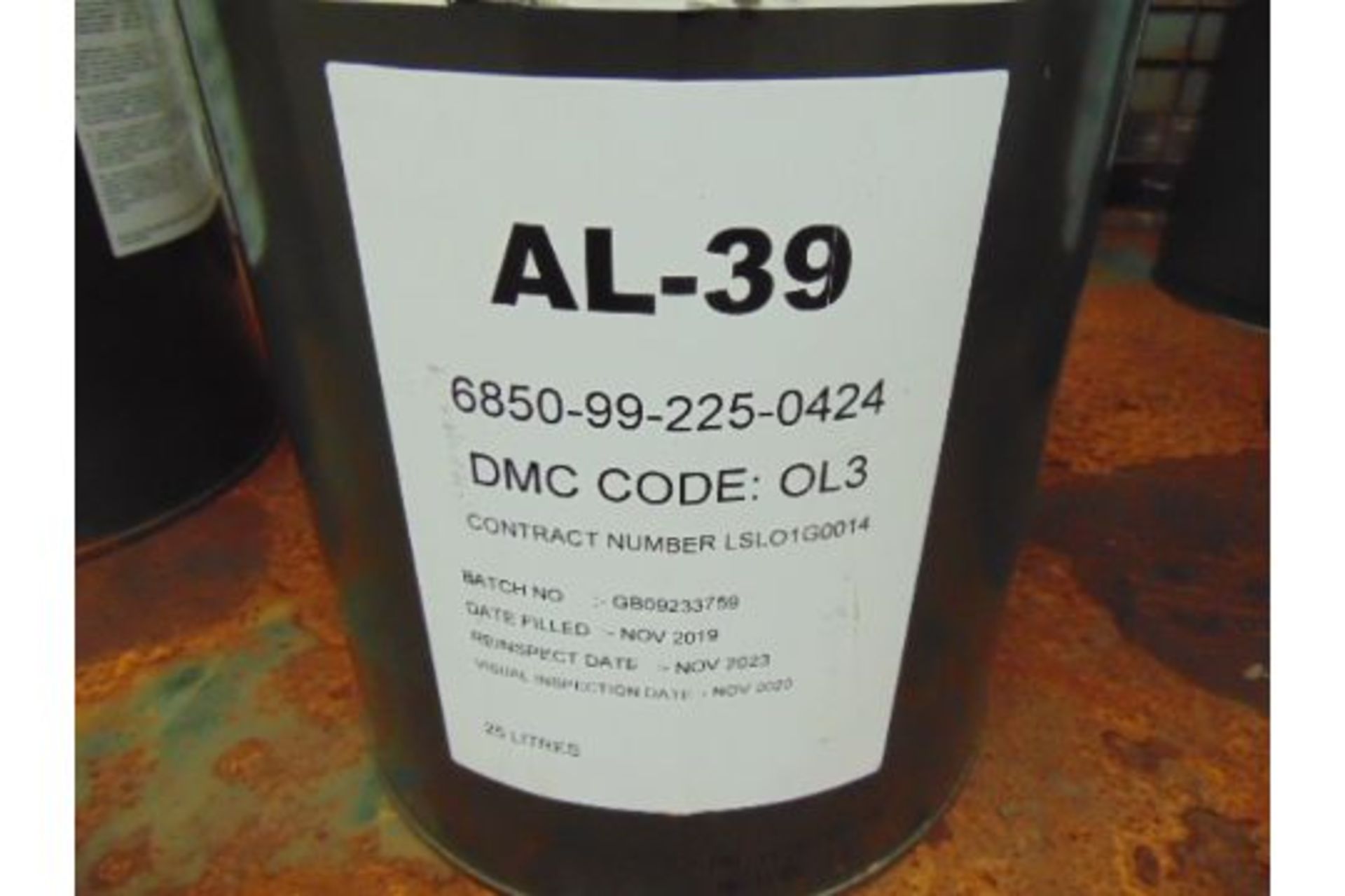 1 x Unissued 25L Drum of AL-39 Ethylene Antifreeze - Image 2 of 2