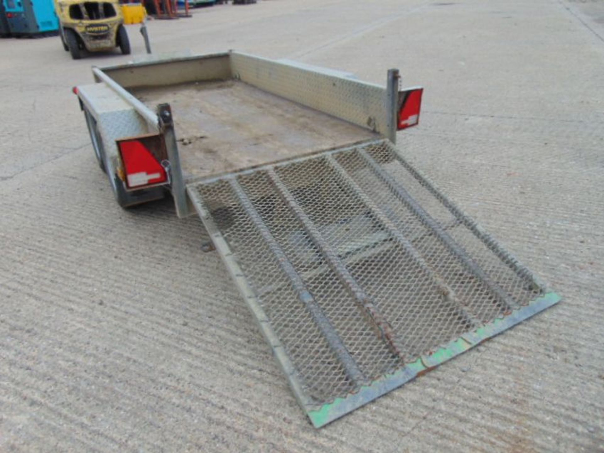 Indespension 2.25 Tonne Twin Axle Plant Trailer c/w Ramps - Image 9 of 11