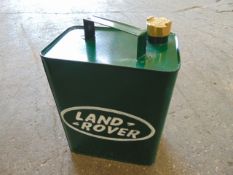 Repro Unused Land Rover Fuel/Oil Can with brass screw cap