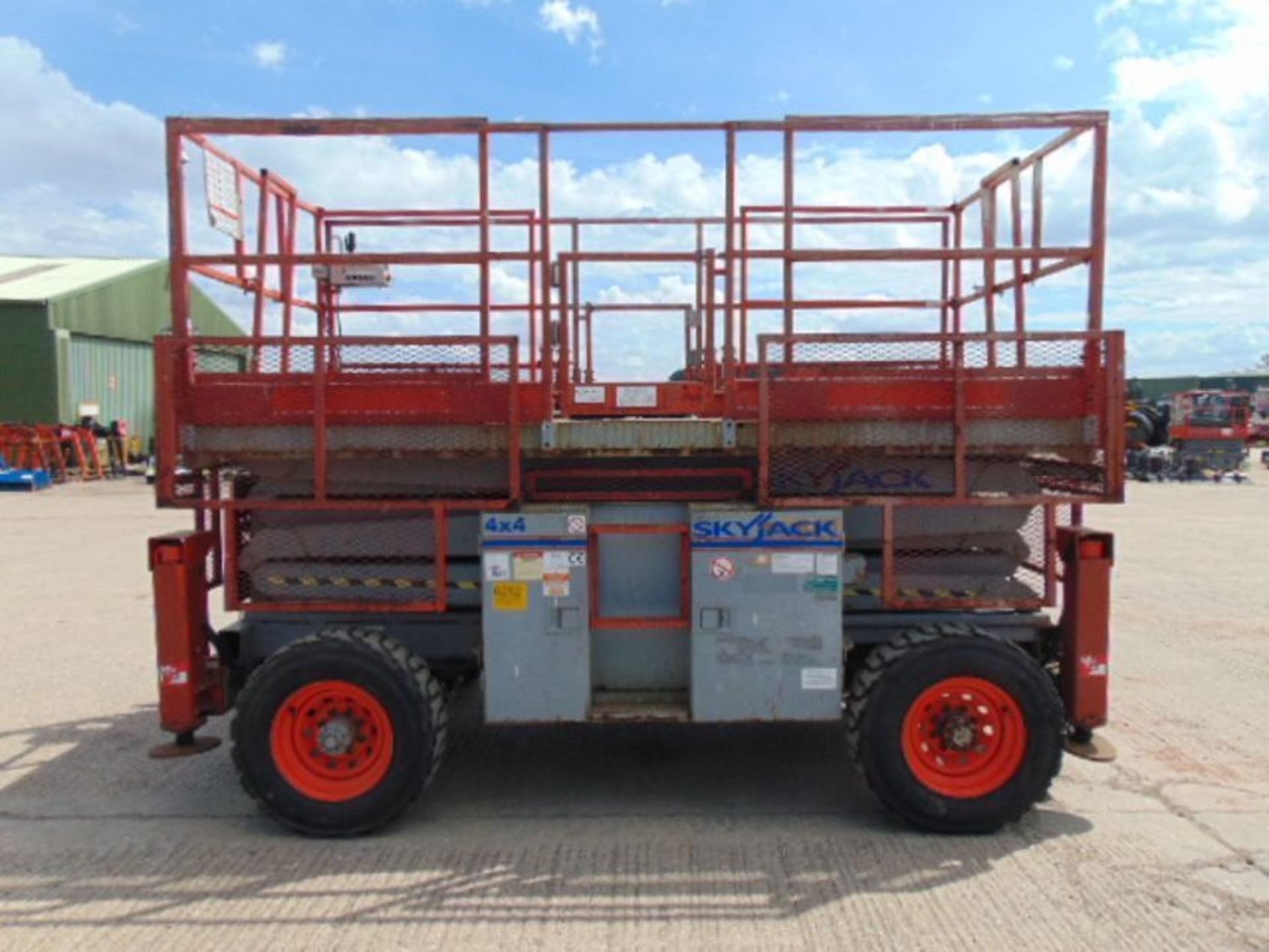 SkyJack SJ8831 Rough Terrain Diesel Scissor Lift ONLY 1,926 HOURS! - Image 8 of 25