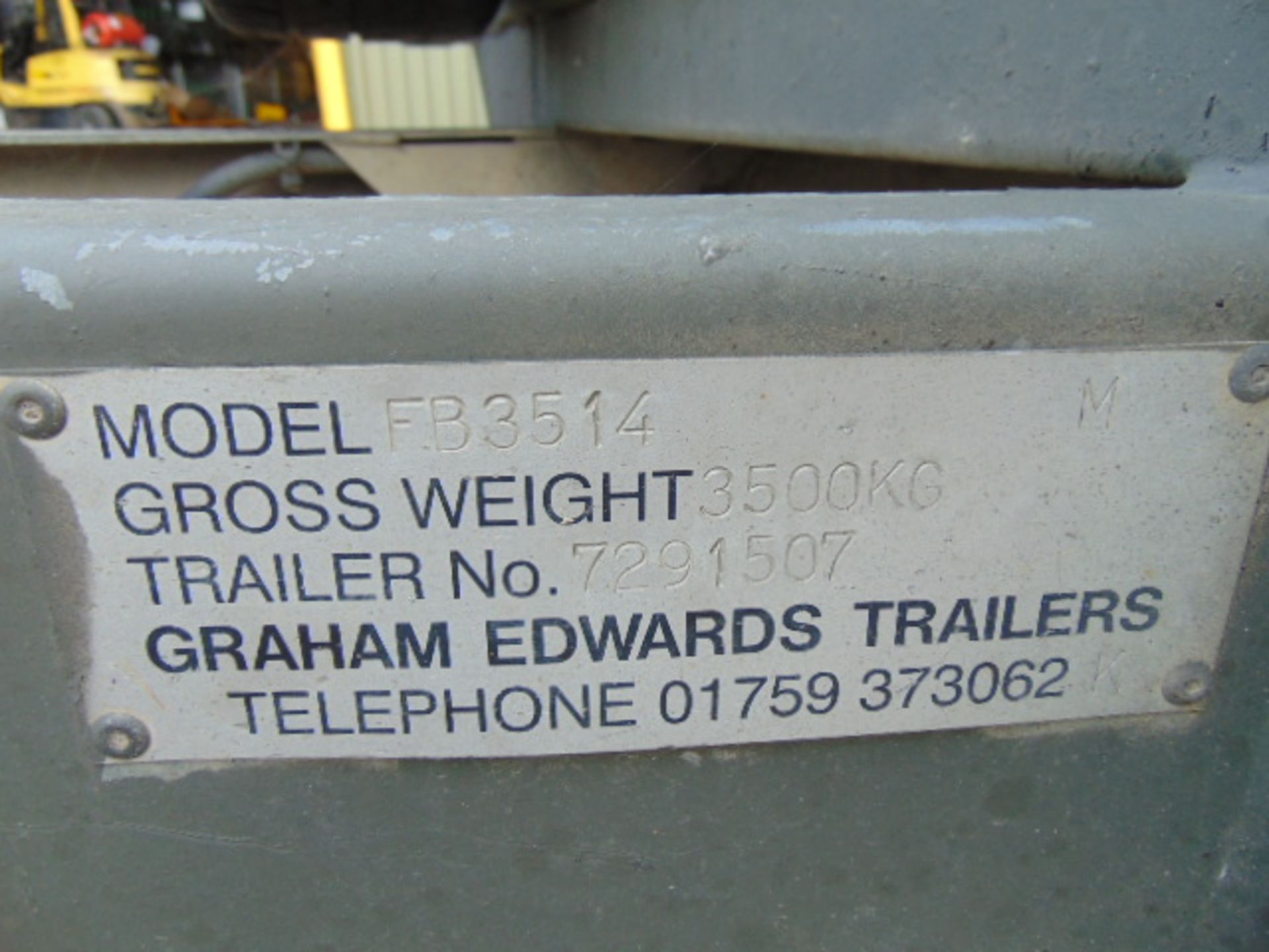 Graham Edwards 3500 kgs Car/ Plant Trailer c/w Ramps, Drop Down Sides etc - Image 16 of 16
