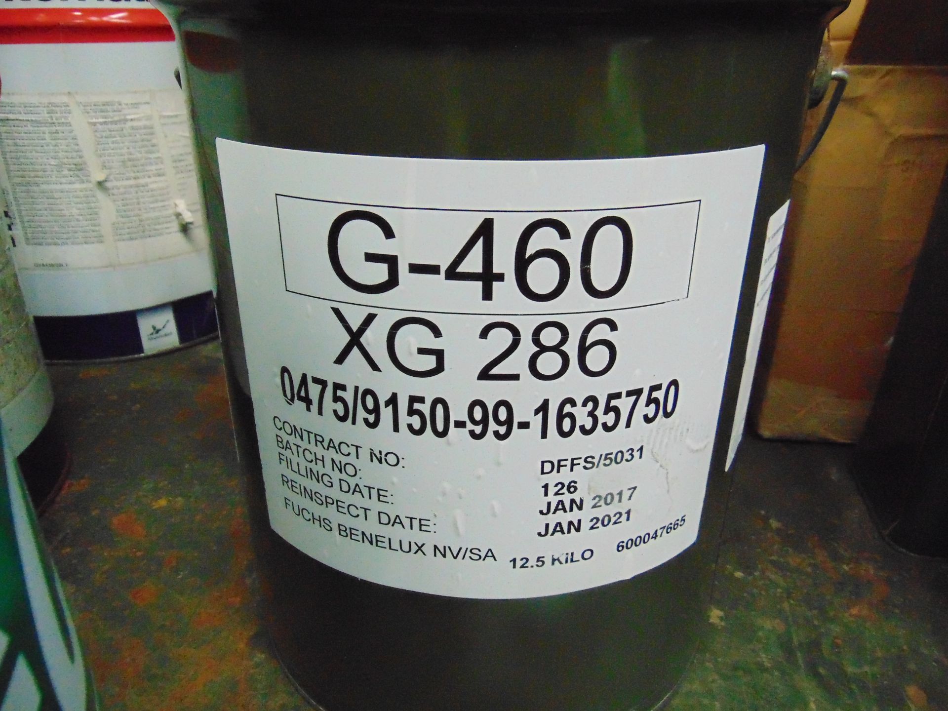 3X 12.5 KGS DRUMS OF GENERAL PURPOSE GRAPHITE GREASE XG 286 SUITABLE FOR AIRCRAFT, VEHICLES, ETC. - Image 3 of 3