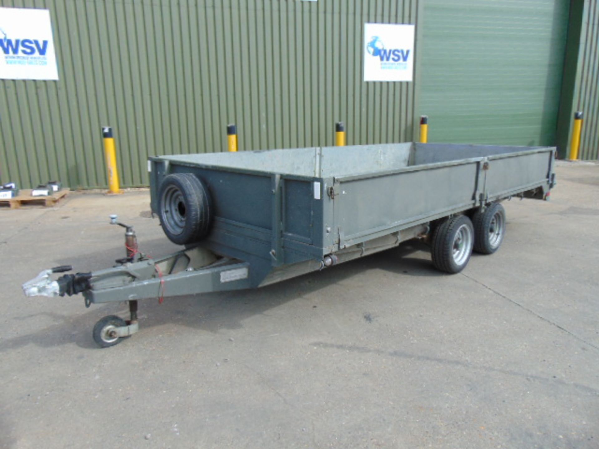 Graham Edwards 3500 kgs Car/ Plant Trailer c/w Ramps, Drop Down Sides etc