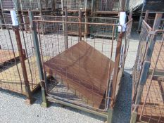 Steel Wire Sided Stacking MoD Post Pallet / Stillage as Shown