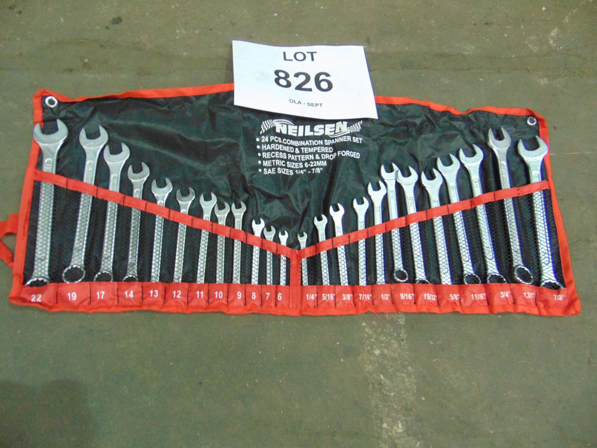 Unused 25 Set of Combination Spanners as Shown