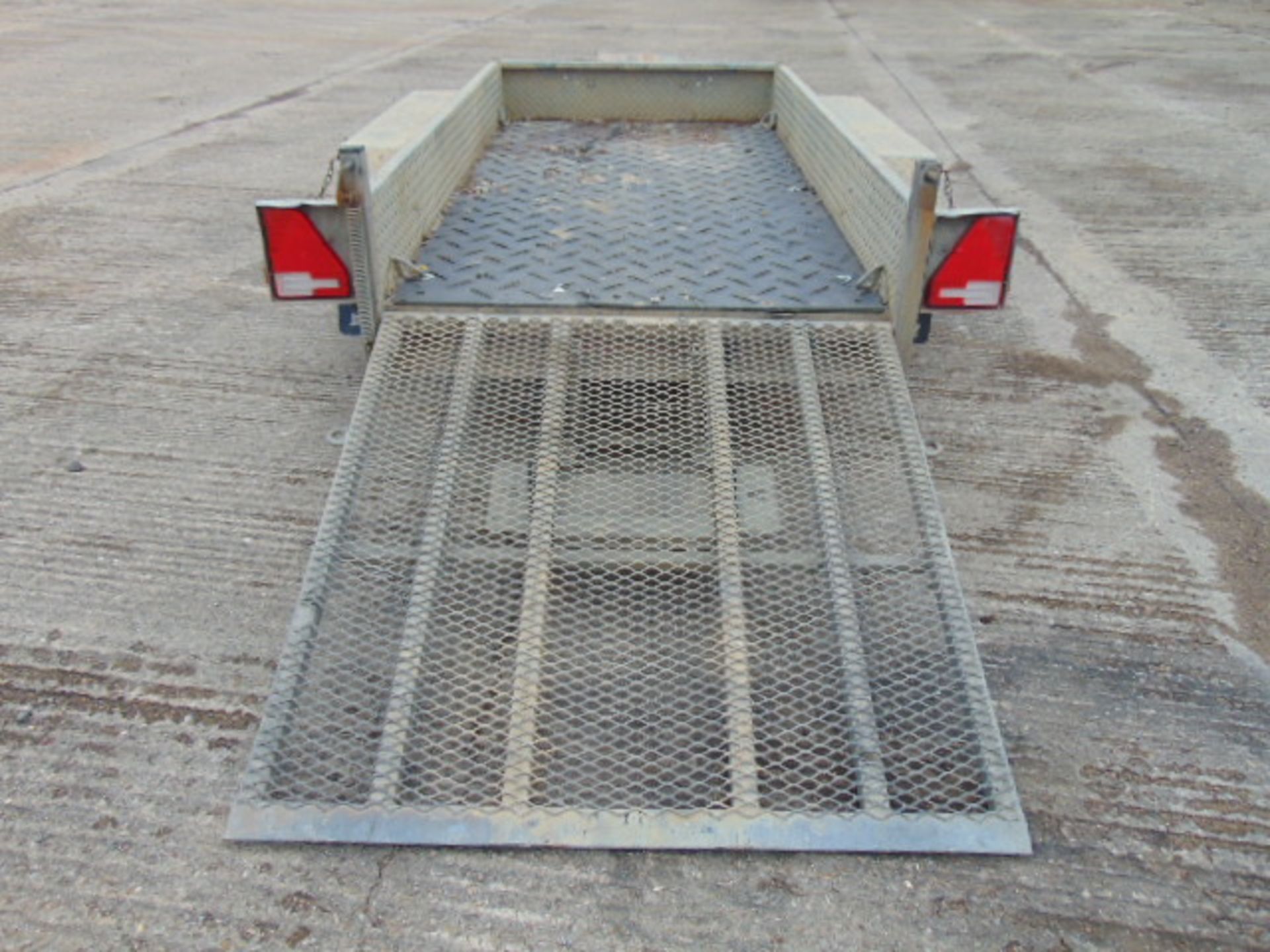 Indespension 2.7 Tonne Twin Axle Plant Trailer c/w Ramps - Image 10 of 12