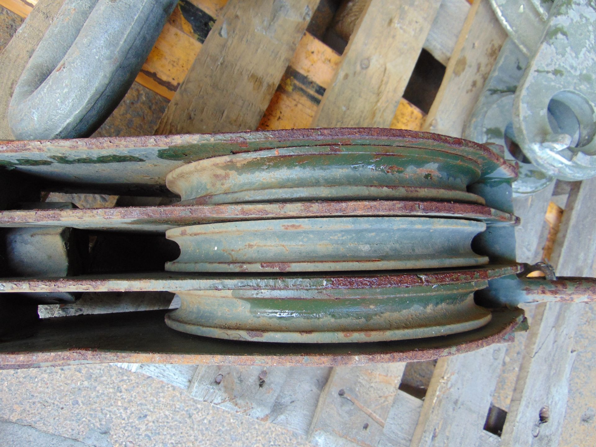 Triple Pulley Block 1/2" Dia. Rope SWL 7 Ton - Image 3 of 6