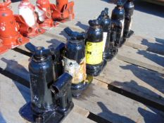 6 x Land Rover Hydraulic Wolf Type 2 Ton Jacks