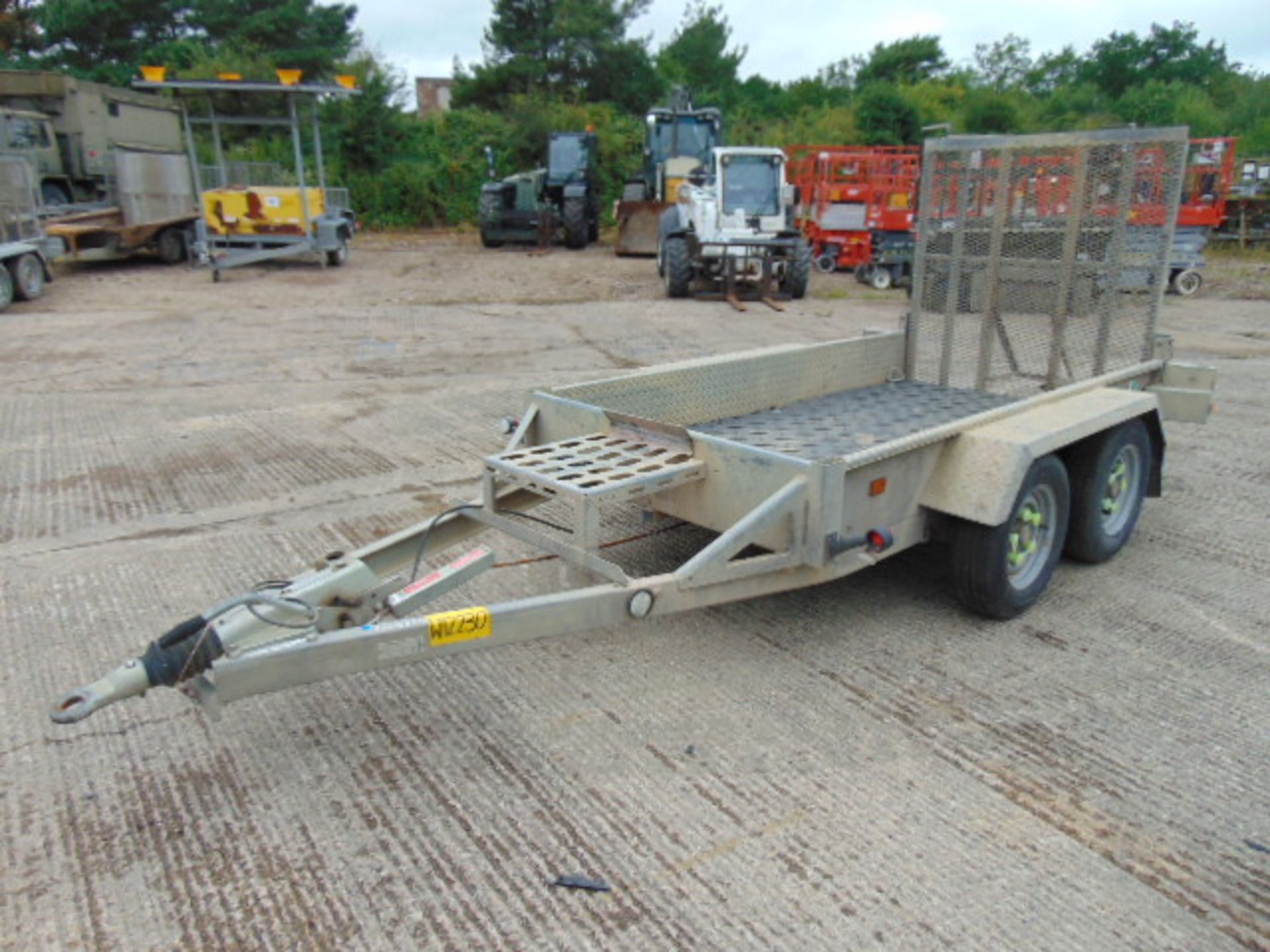 Indespension 2.7 Tonne Twin Axle Plant Trailer c/w Ramps - Image 3 of 12