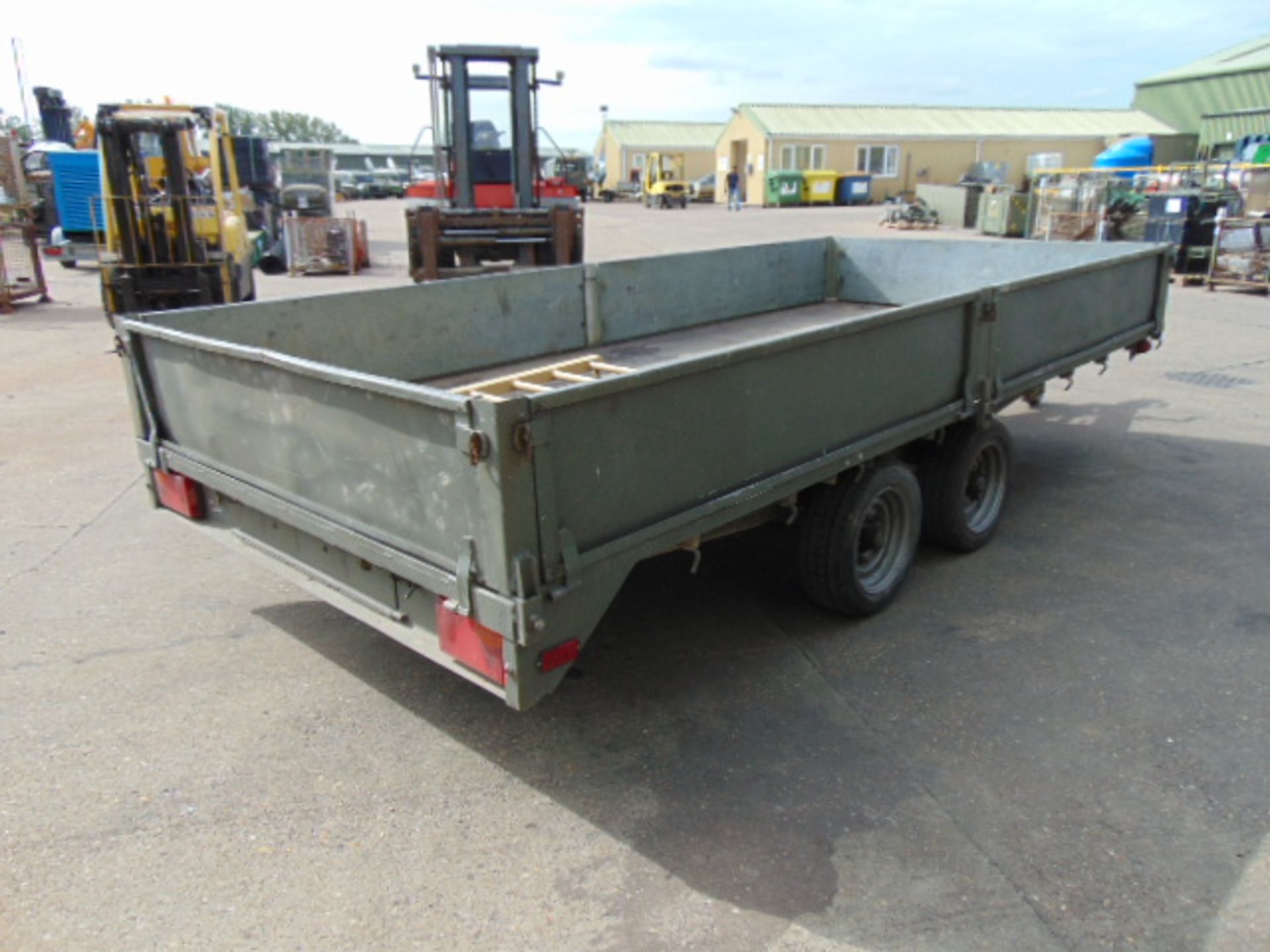 Graham Edwards 3500 kgs Car/ Plant Trailer c/w Ramps, Drop Down Sides etc - Image 8 of 16