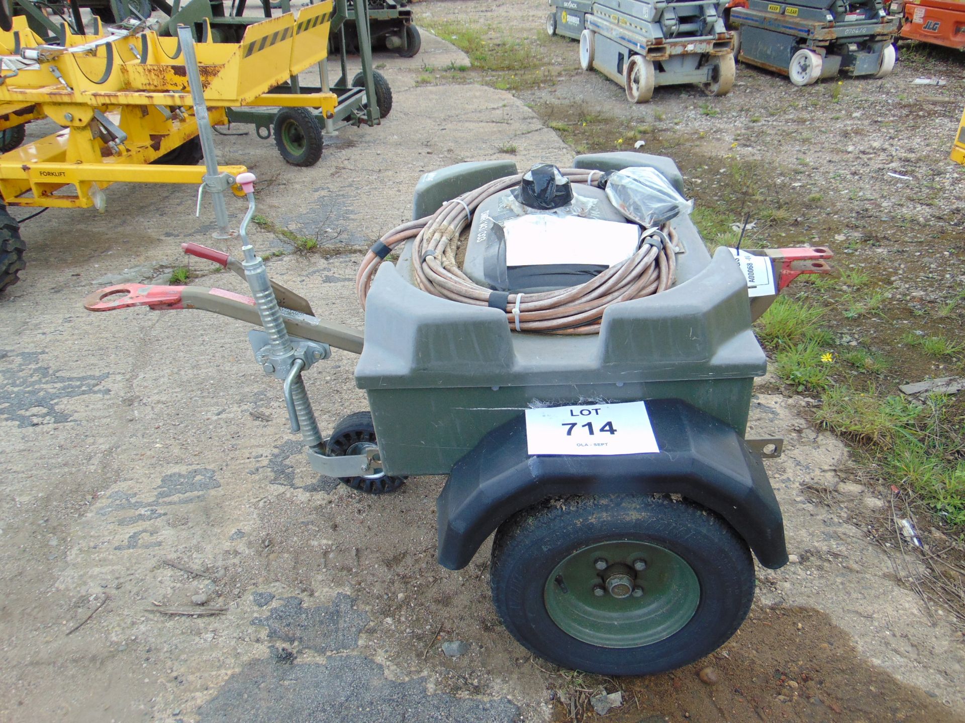 Aircraft Battery Electrical Starter Trolley c/w Batteries and Cables. From RAF