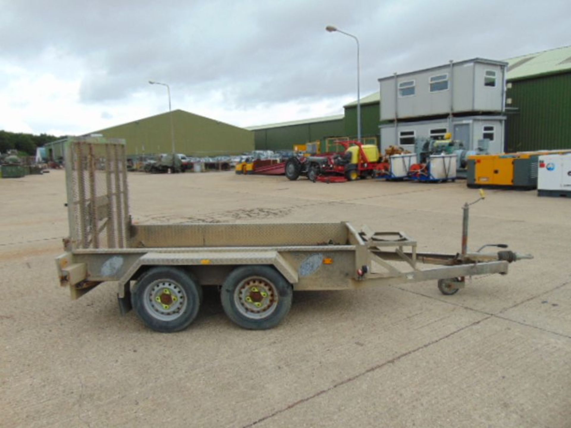 Indespension 2.25 Tonne Twin Axle Plant Trailer c/w Ramps - Image 4 of 11