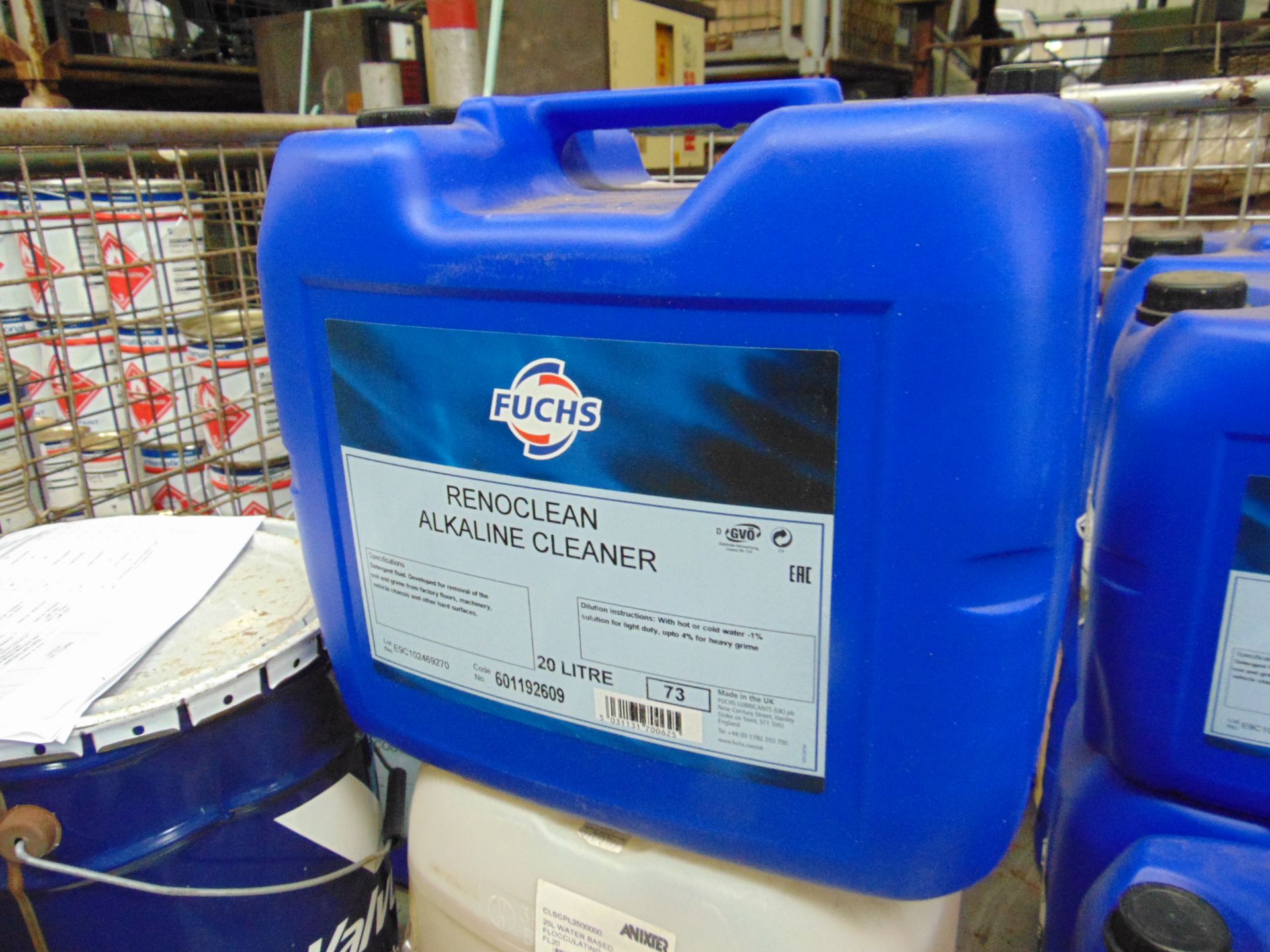 1X 20 LITRES DRUM OF FUCHS RENOCLEAN ALKALINE CLEANER - Image 4 of 7