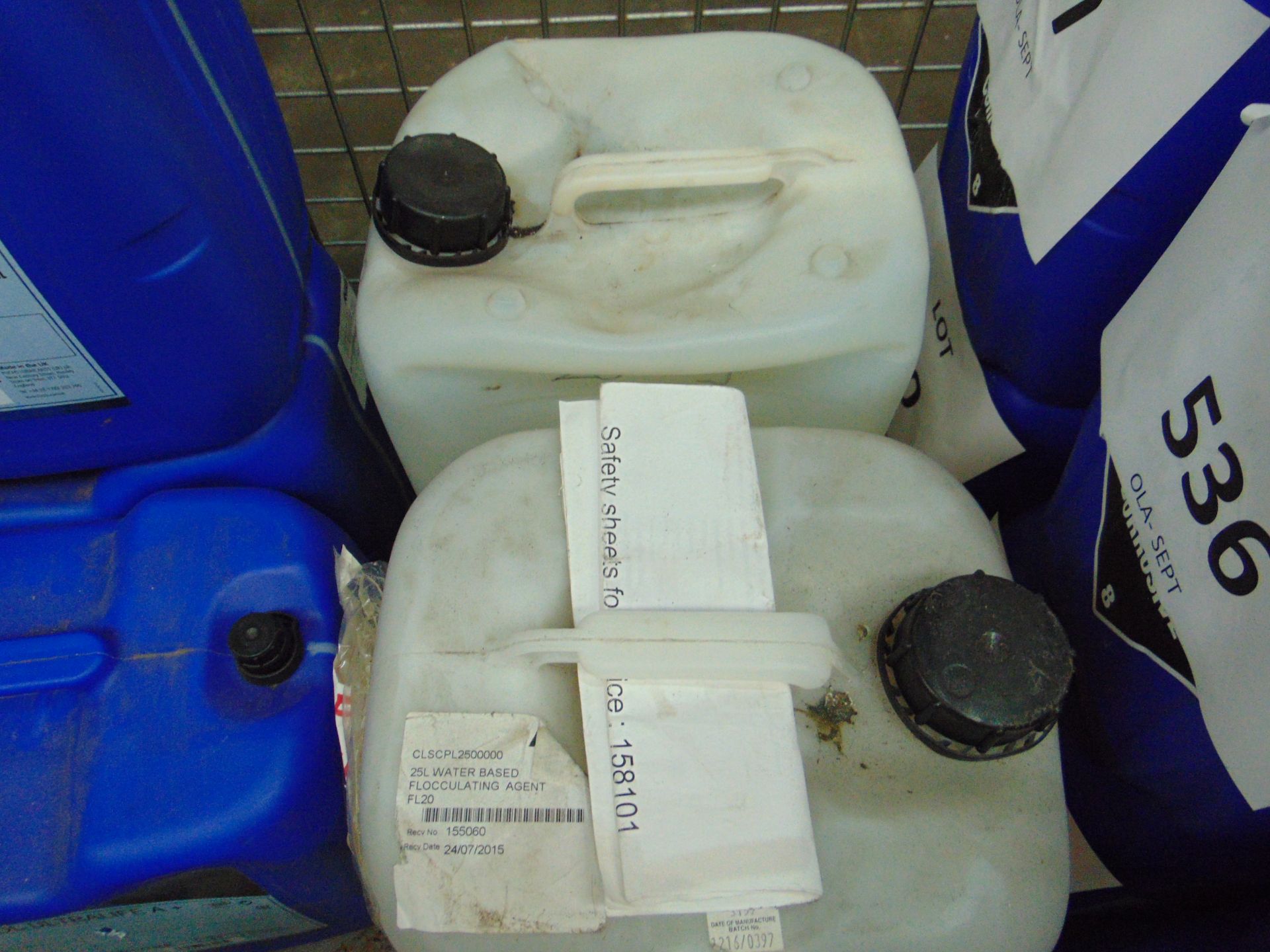 2X 25 LITRES DRUMS OF WATER BASED FLOCCULATING FLUID - Image 2 of 3