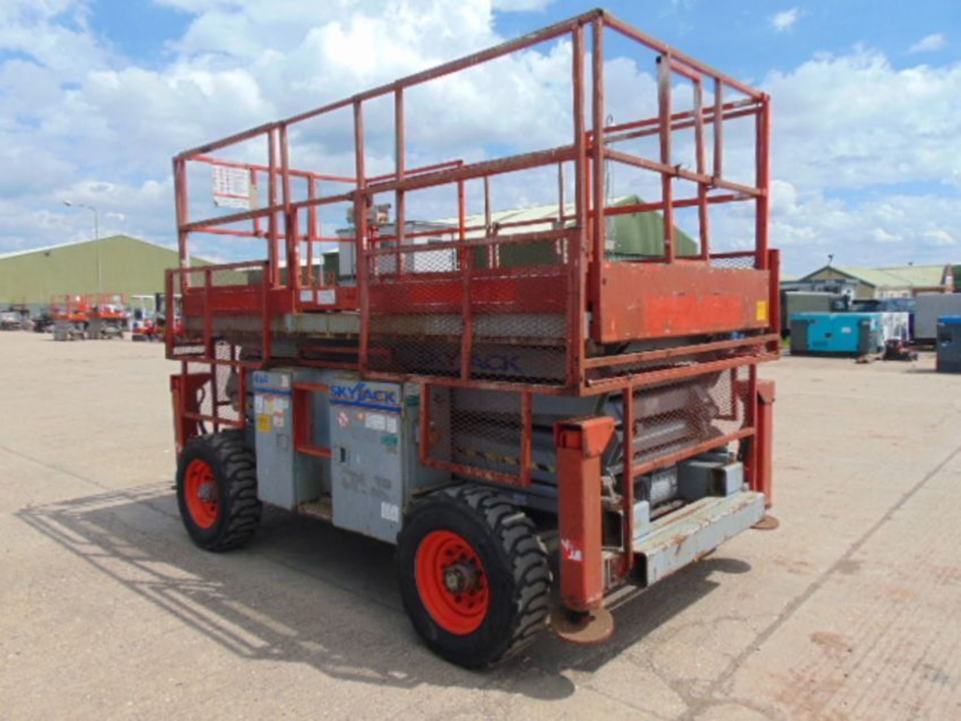 SkyJack SJ8831 Rough Terrain Diesel Scissor Lift ONLY 1,926 HOURS! - Image 7 of 25