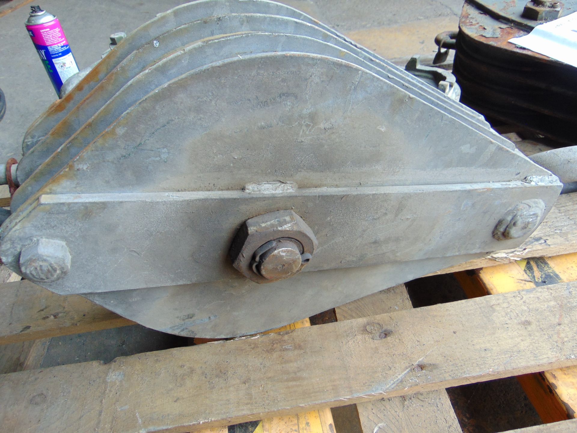 Triple Pulley Block 2" Circ. Wire Rope SWL 15 Ton - Image 3 of 5