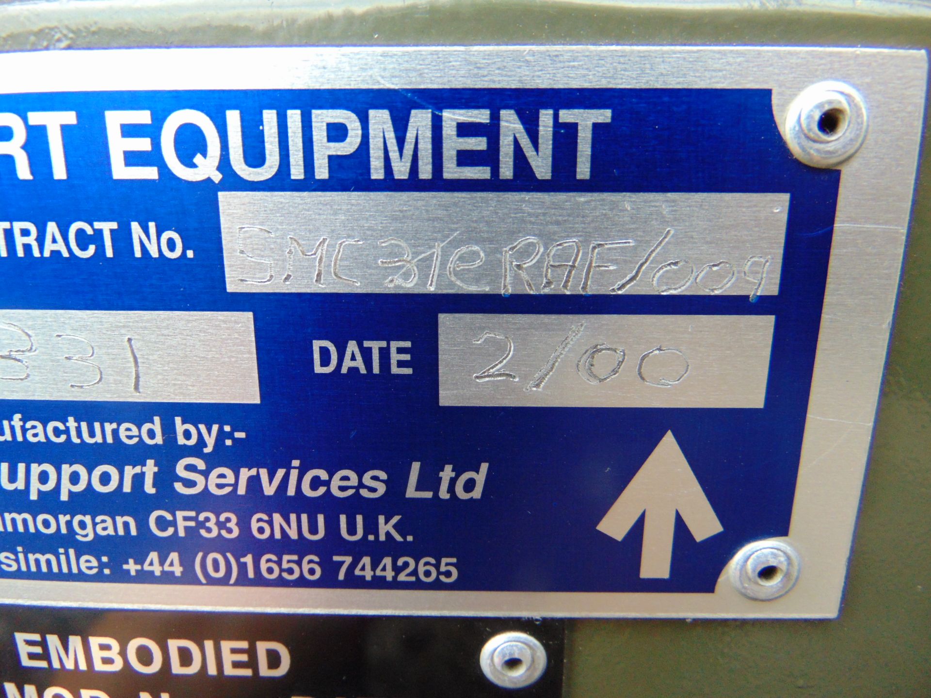 AGSE AIRCRAFT MOBILE CONVEYOR FROM RAF RESERVE - Image 16 of 16
