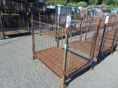 Steel Wire Sided Stacking MoD Post Pallet / Stillage as Shown