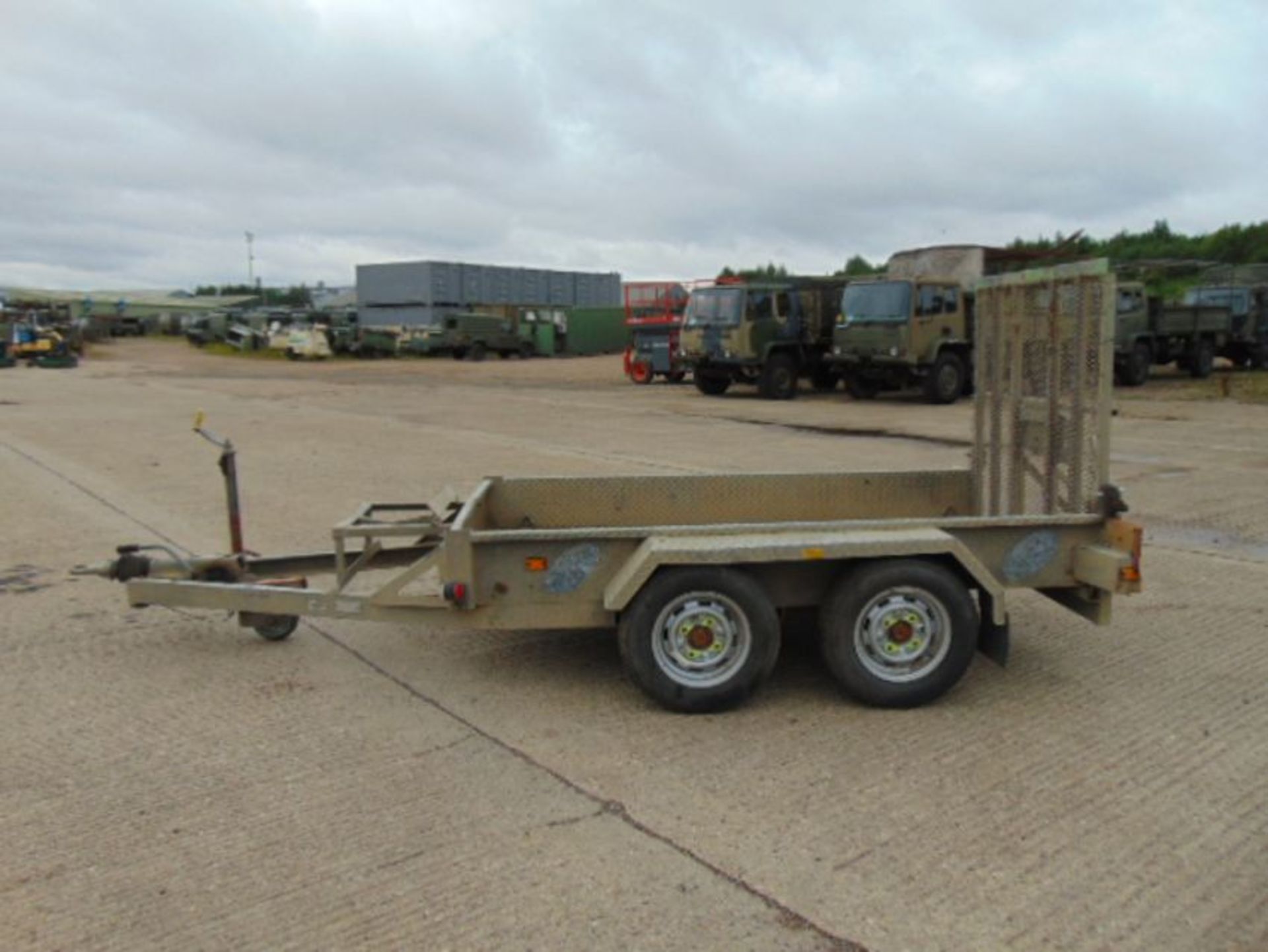 Indespension 2.25 Tonne Twin Axle Plant Trailer c/w Ramps - Image 5 of 11
