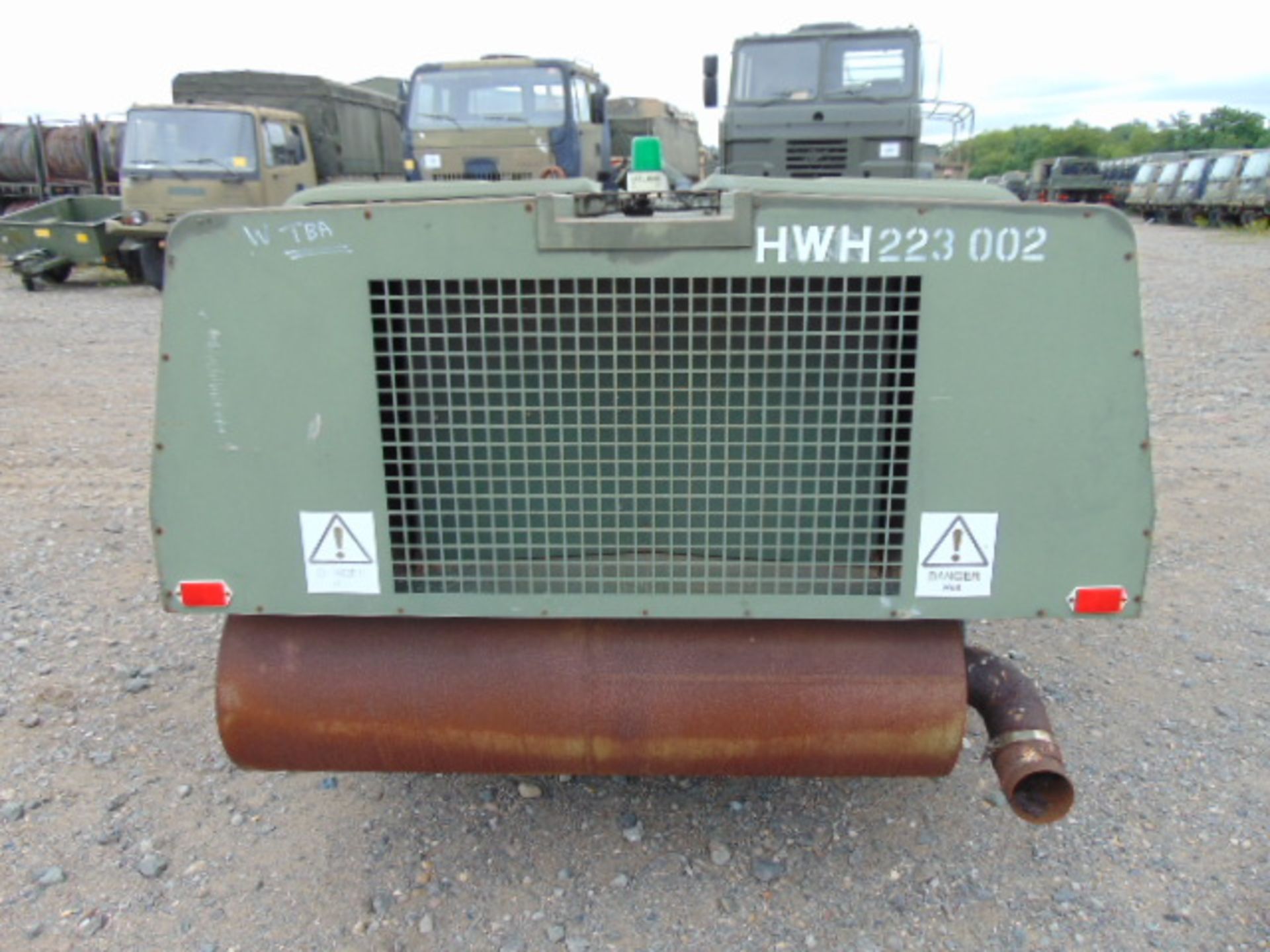 Houchin Twin Axle 60 KVA 28Vdc Aircraft Ground Power Unit c/w Cummins Engine - Image 7 of 19