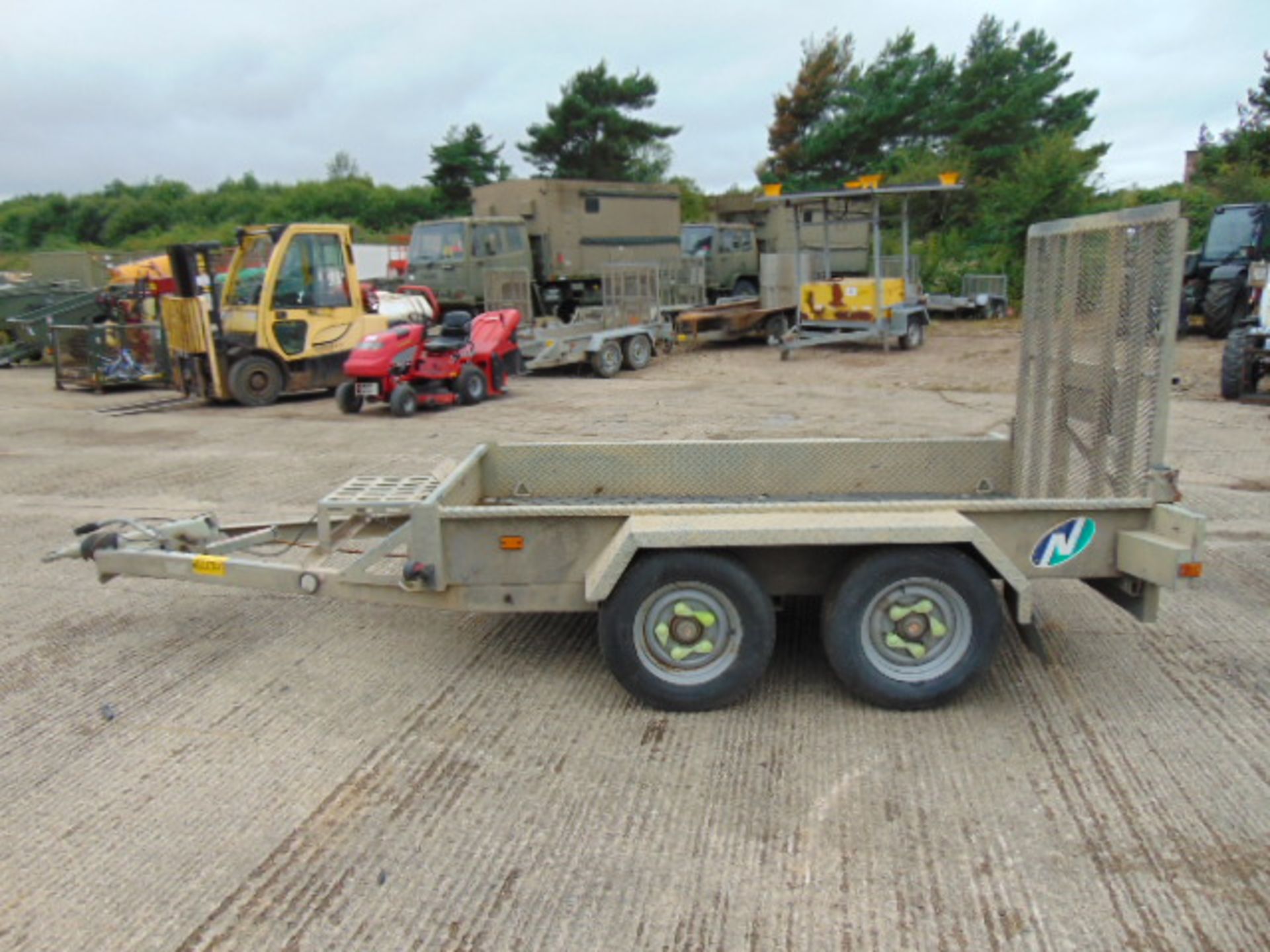 Indespension 2.7 Tonne Twin Axle Plant Trailer c/w Ramps - Image 4 of 12