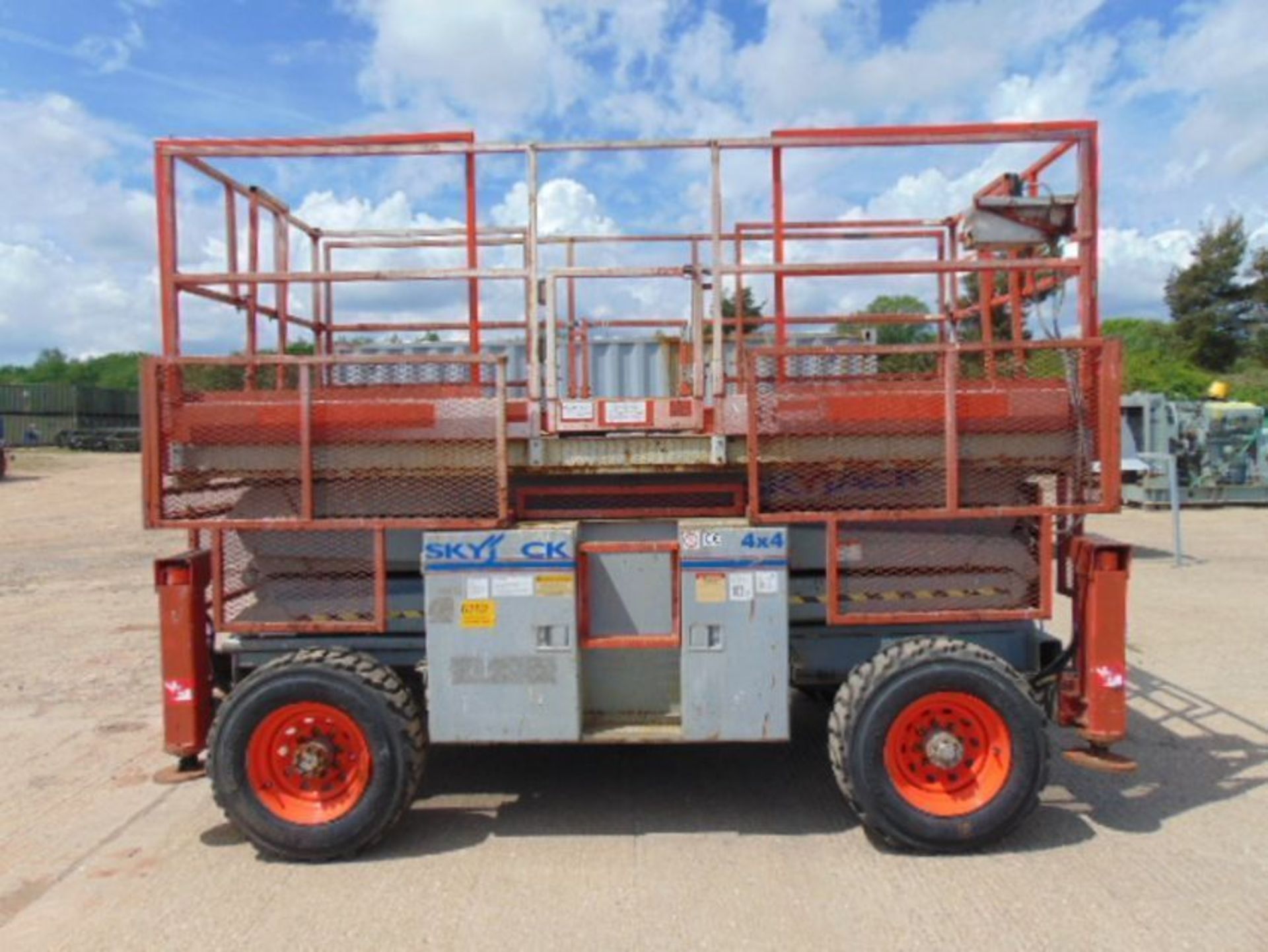 SkyJack SJ8831 Rough Terrain Diesel Scissor Lift ONLY 1,926 HOURS! - Image 4 of 25