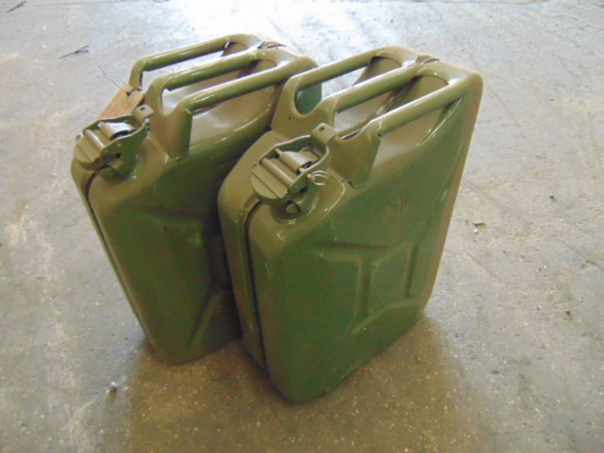 2 x Unissued NATO Issue 20L Jerry Cans