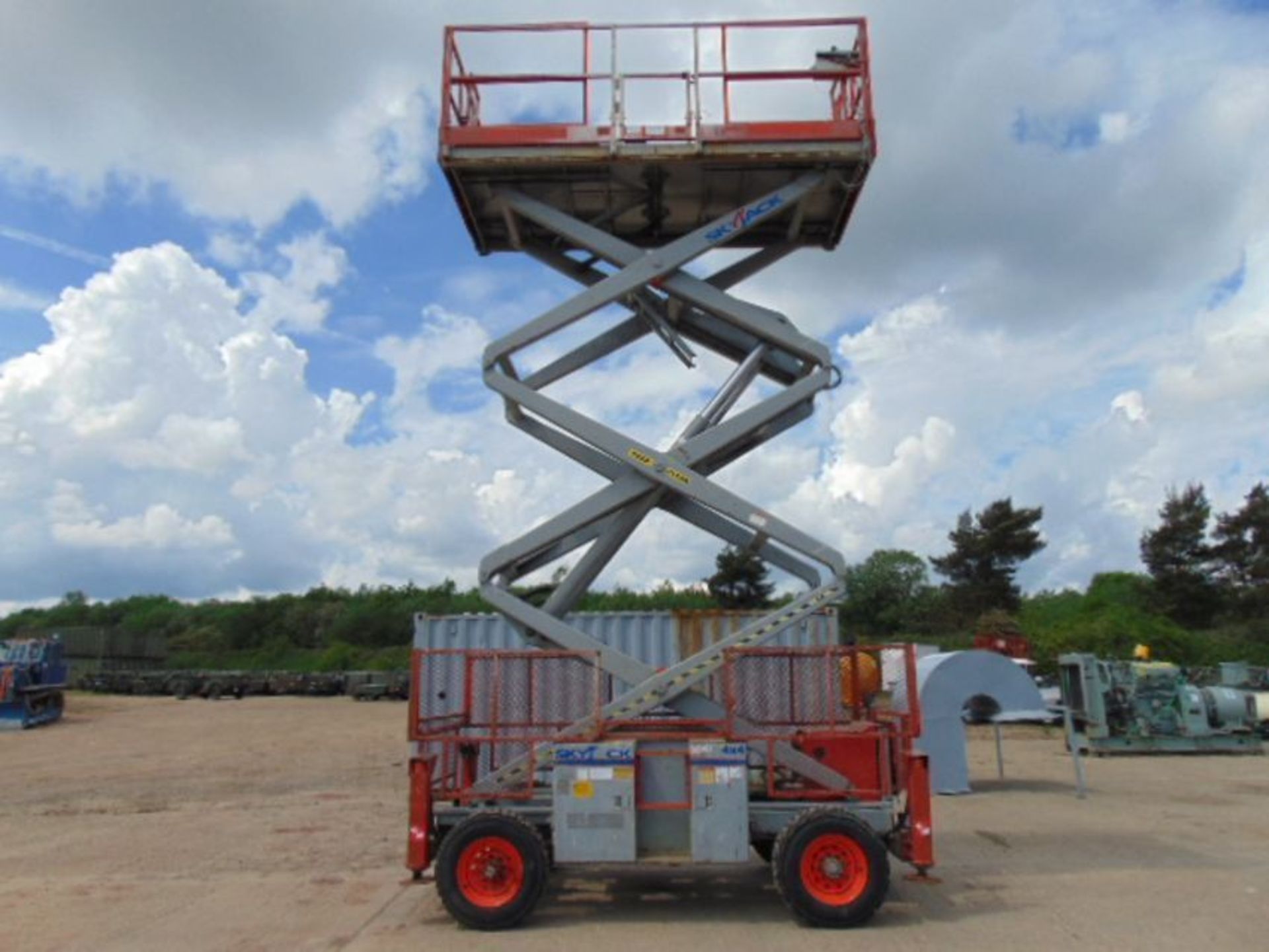 SkyJack SJ8831 Rough Terrain Diesel Scissor Lift ONLY 1,926 HOURS!