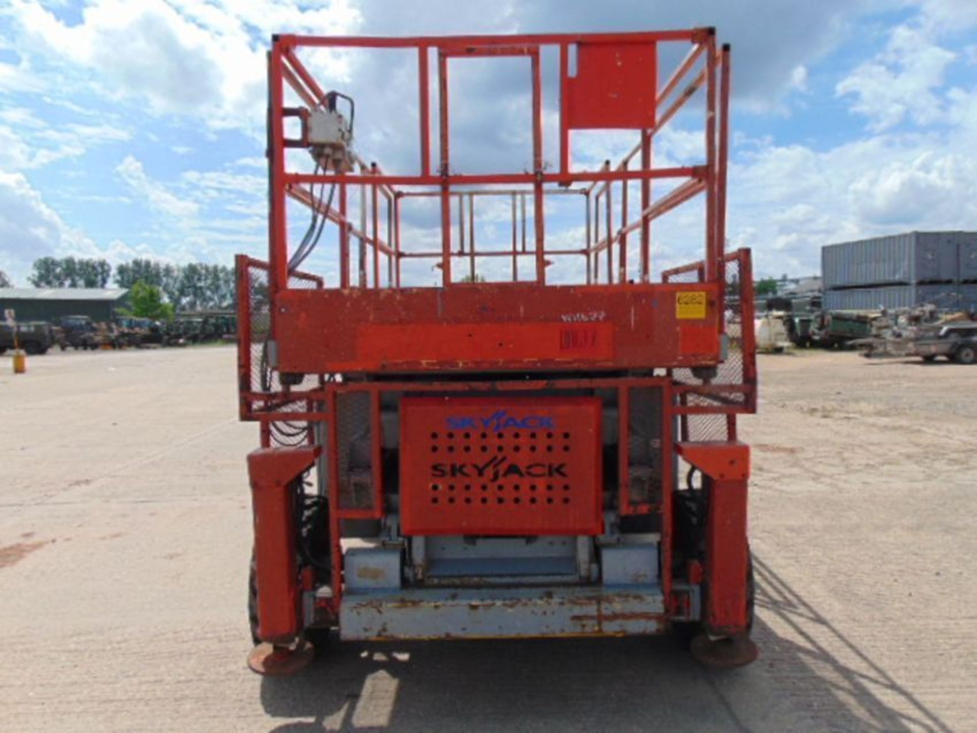 SkyJack SJ8831 Rough Terrain Diesel Scissor Lift ONLY 1,926 HOURS! - Image 10 of 25