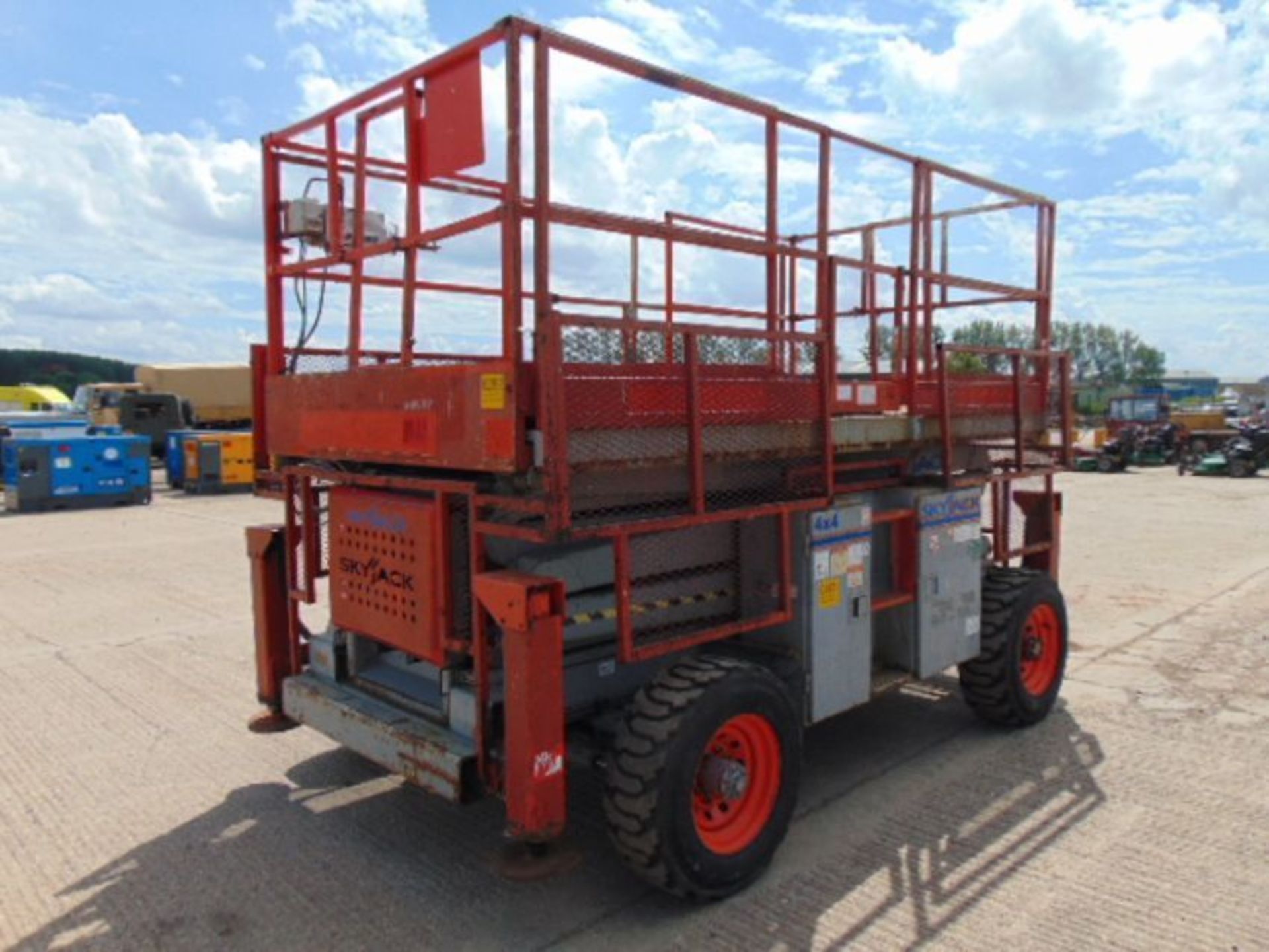 SkyJack SJ8831 Rough Terrain Diesel Scissor Lift ONLY 1,926 HOURS! - Image 9 of 25