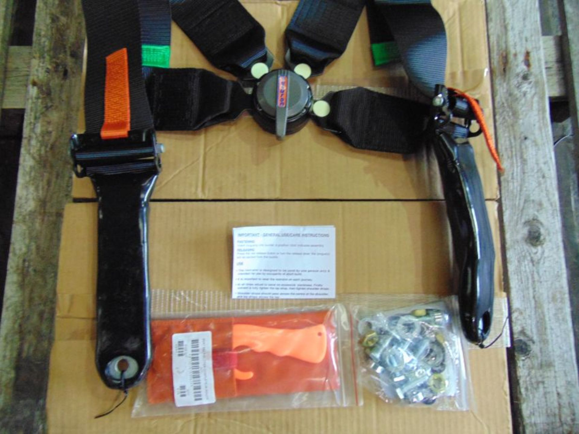 4 x Securon 720BL/V5 4 Point Troop Seat Restraint Harnesses - Image 2 of 5