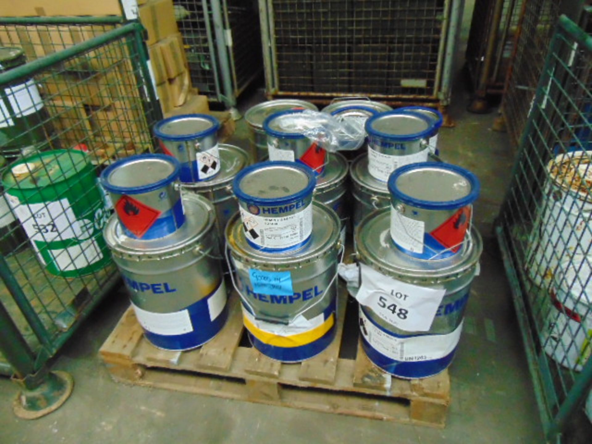 6x 20 litre Drums of Hempels Nexus 11 27400 3 pack Antifouling coating c/w thinners etc.MoD Reserve